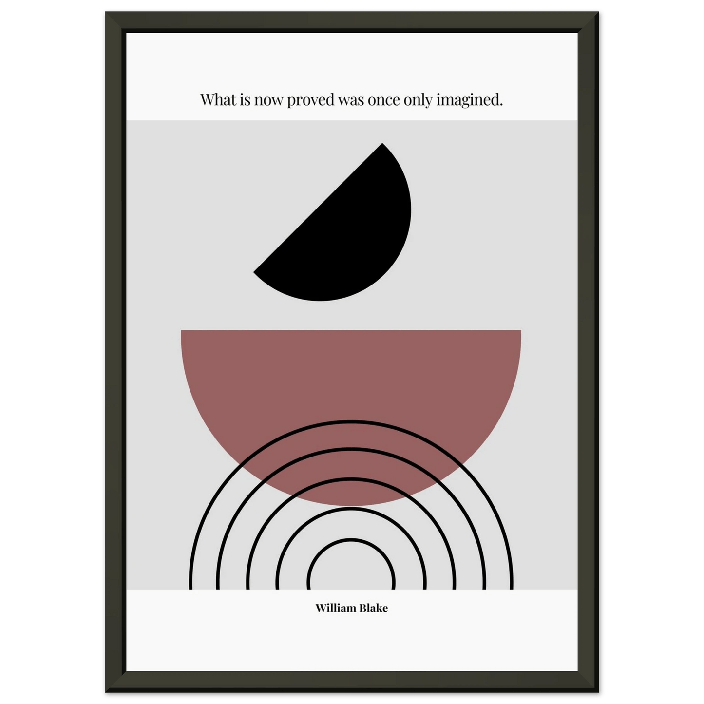 William Blake Quote  – Minimalist wall Decor-INK & FRAME STUDIO