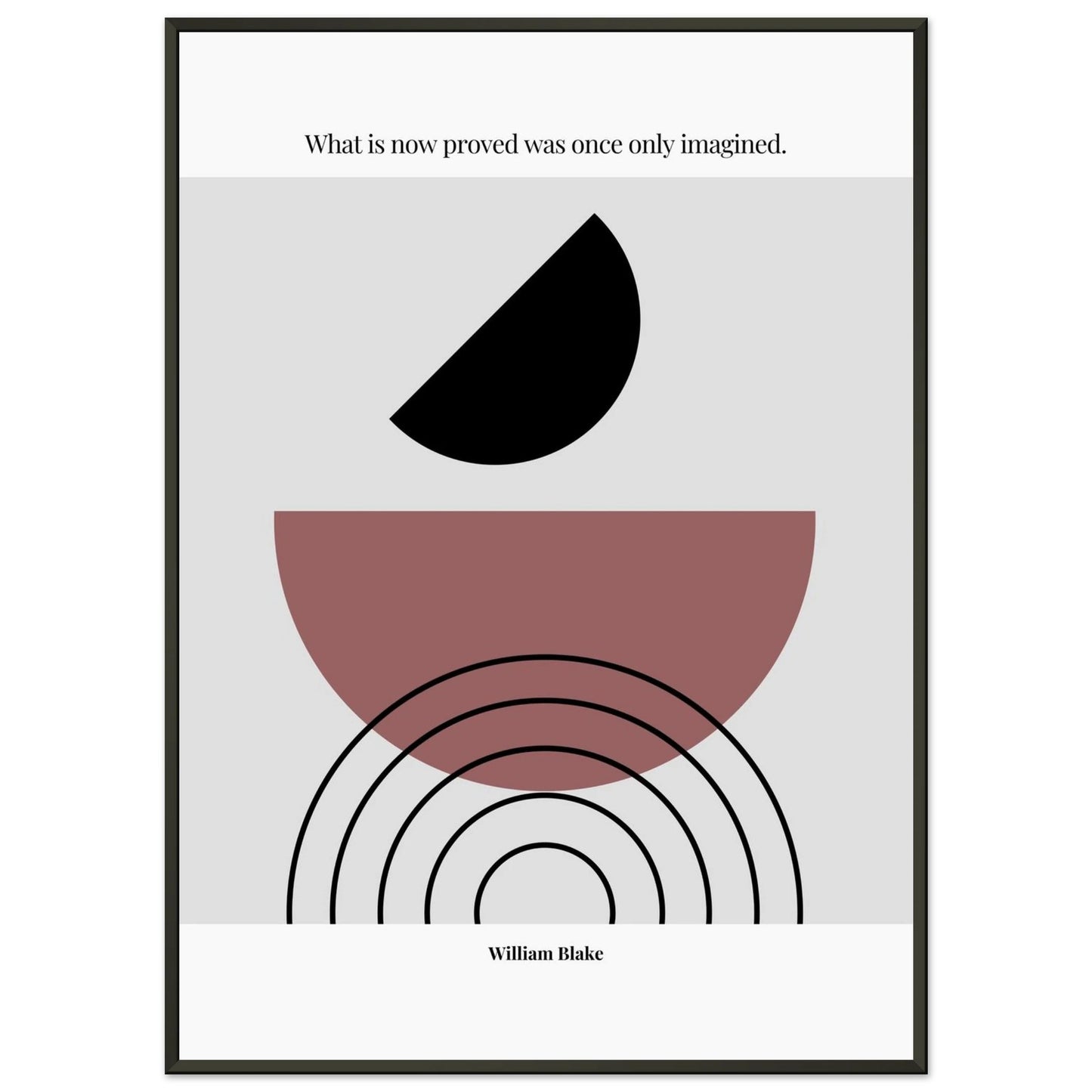 William Blake Quote  – Minimalist wall Decor-INK & FRAME STUDIO