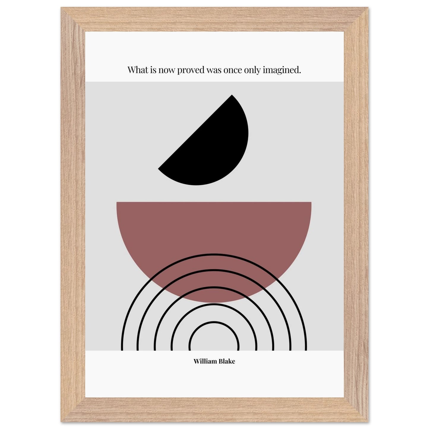 William Blake Quote  – Minimalist wall Decor-INK & FRAME STUDIO