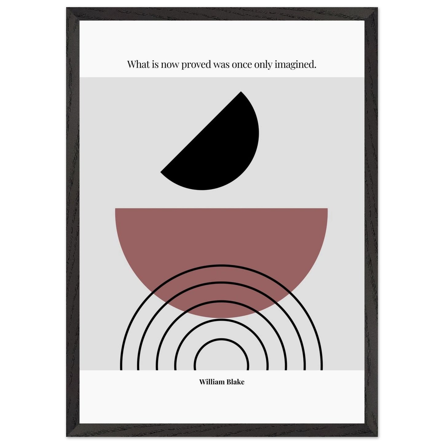 William Blake Quote  – Minimalist wall Decor-INK & FRAME STUDIO