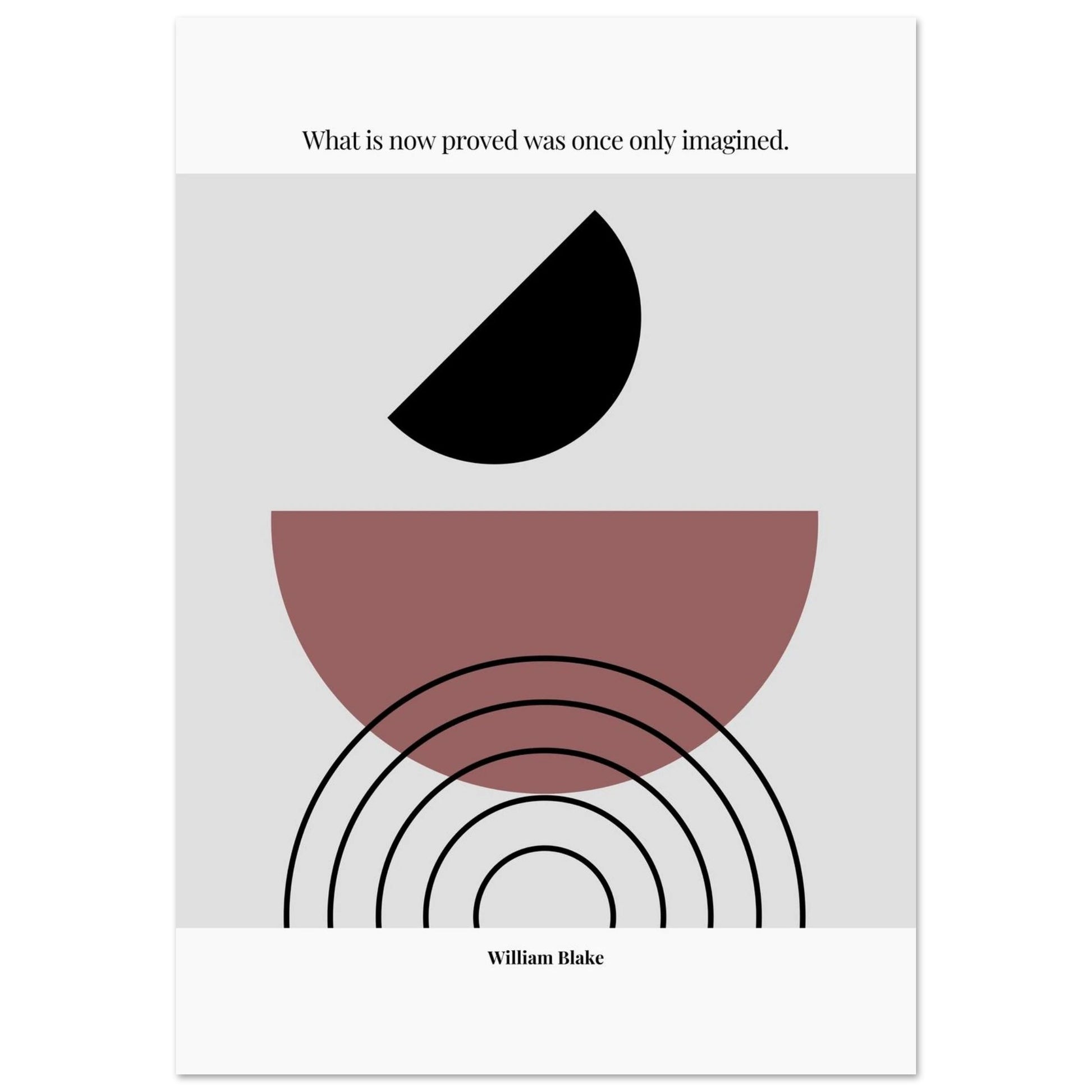 William Blake Quote  – Minimalist wall Decor-INK & FRAME STUDIO