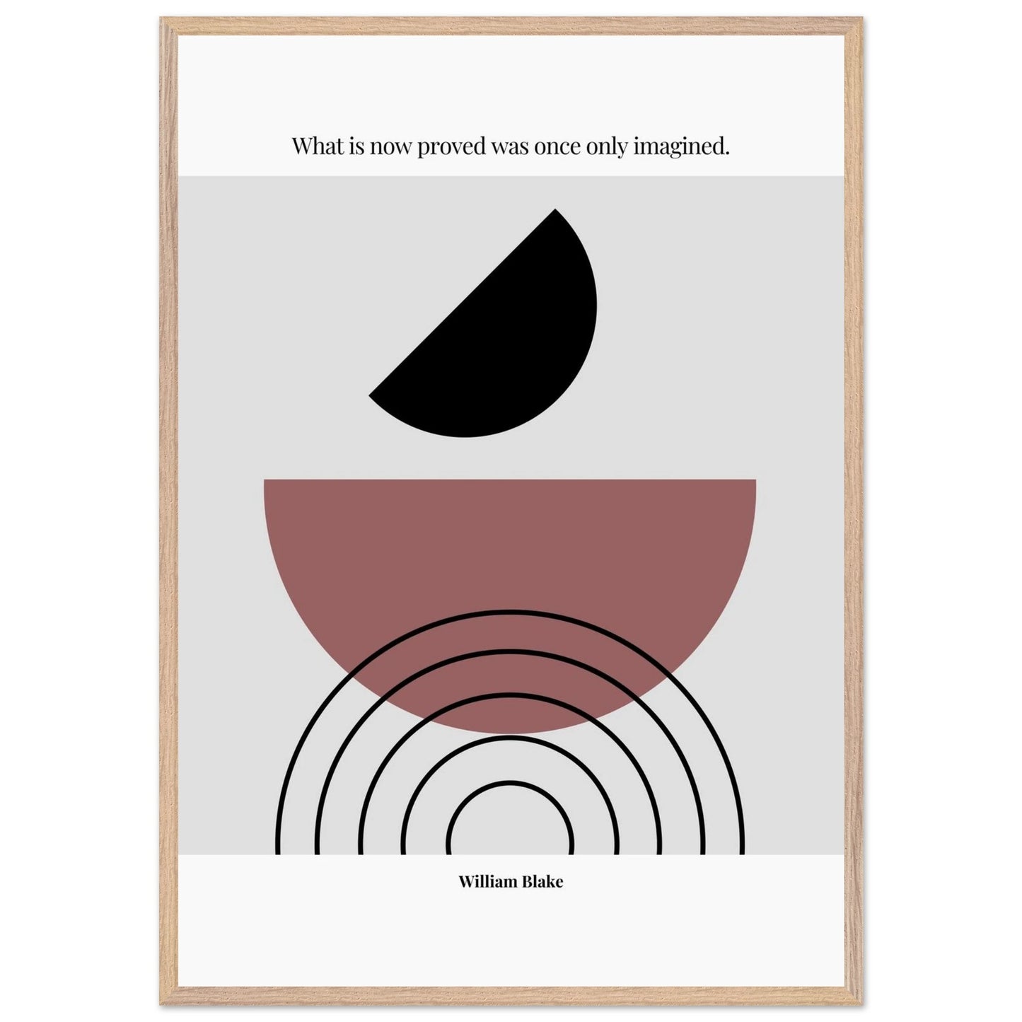 William Blake Quote  – Minimalist wall Decor-INK & FRAME STUDIO