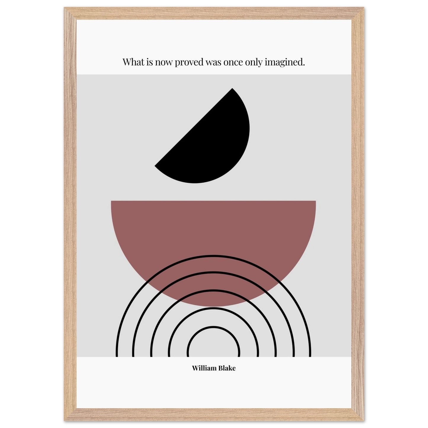 William Blake Quote  – Minimalist wall Decor-INK & FRAME STUDIO