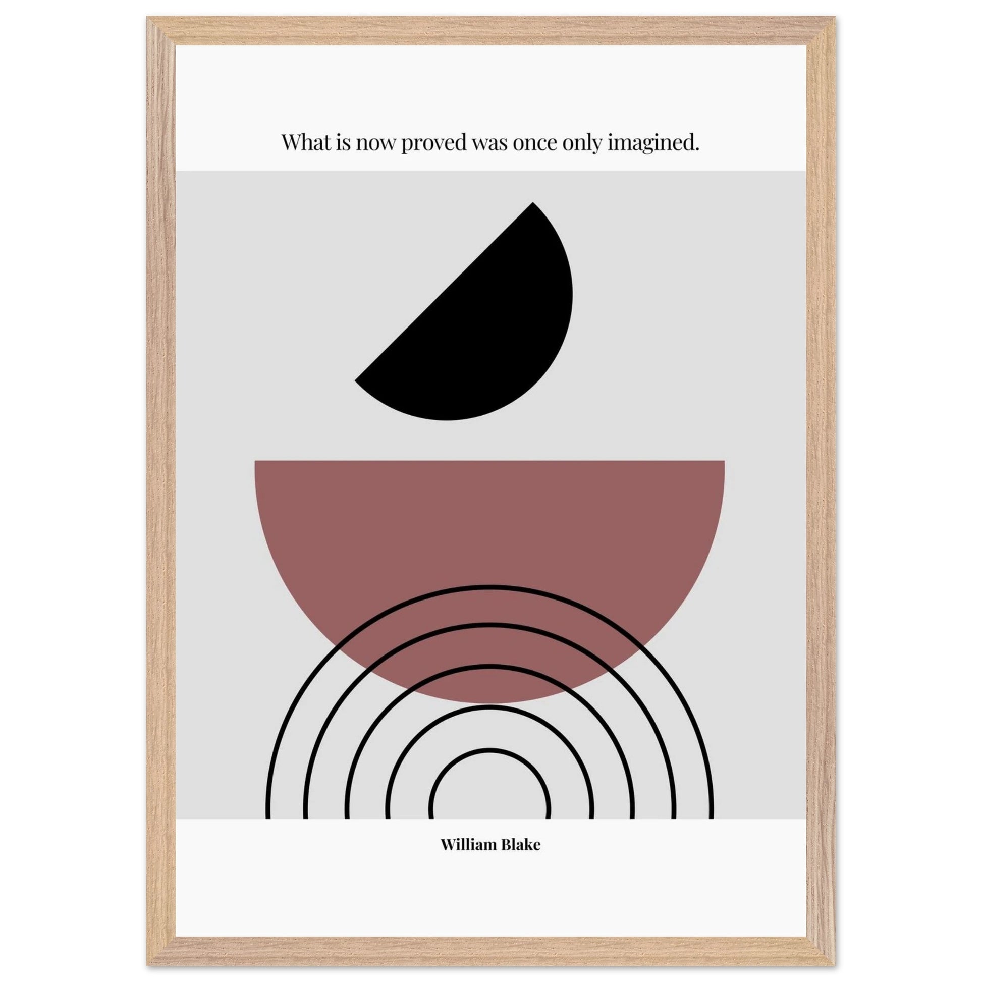 William Blake Quote  – Minimalist wall Decor-INK & FRAME STUDIO
