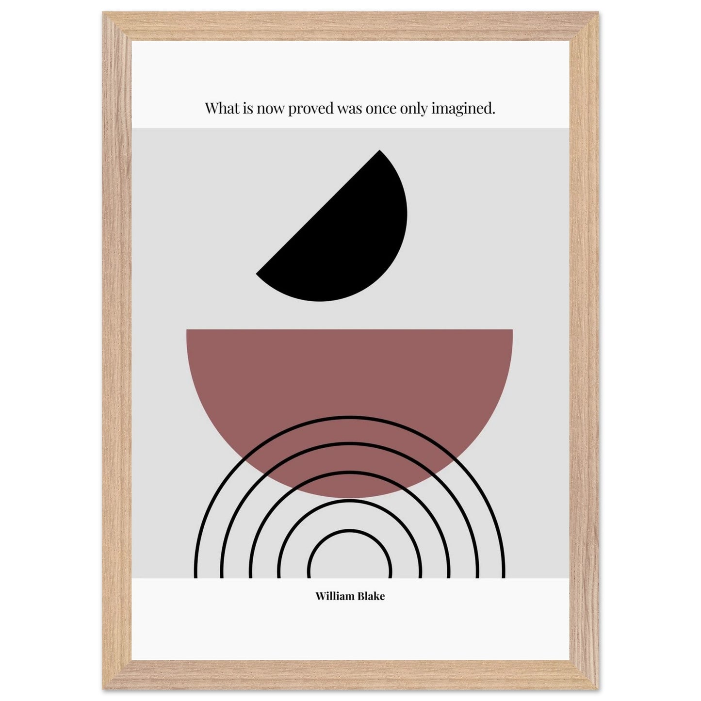 William Blake Quote  – Minimalist wall Decor-INK & FRAME STUDIO