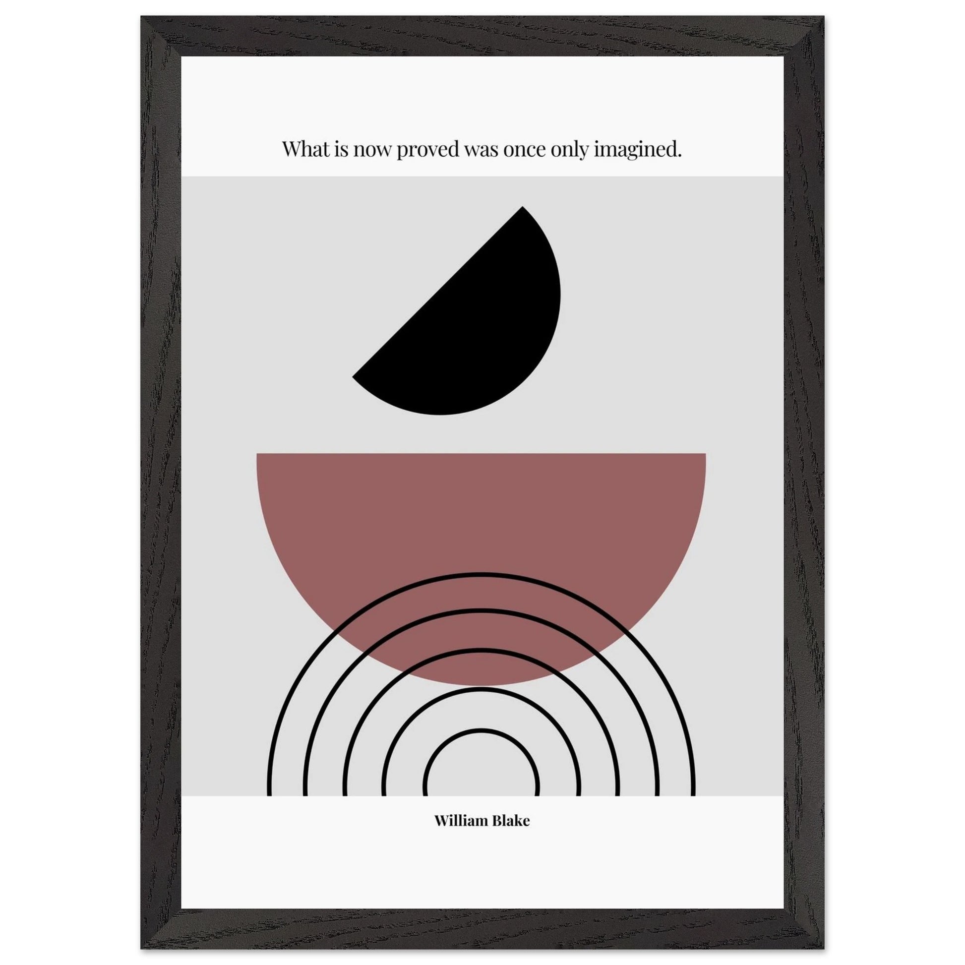 William Blake Quote  – Minimalist wall Decor-INK & FRAME STUDIO