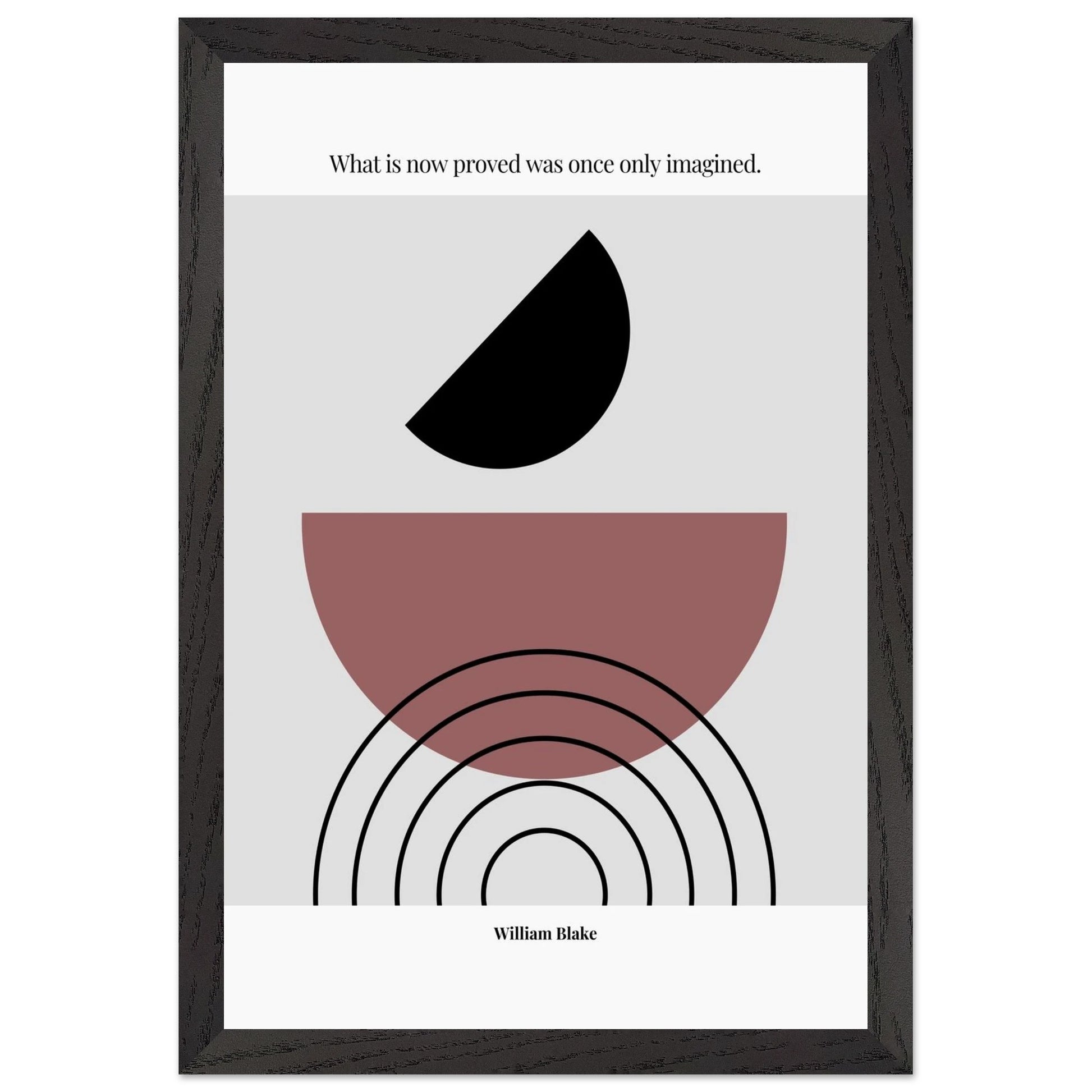 William Blake Quote  – Minimalist wall Decor-INK & FRAME STUDIO