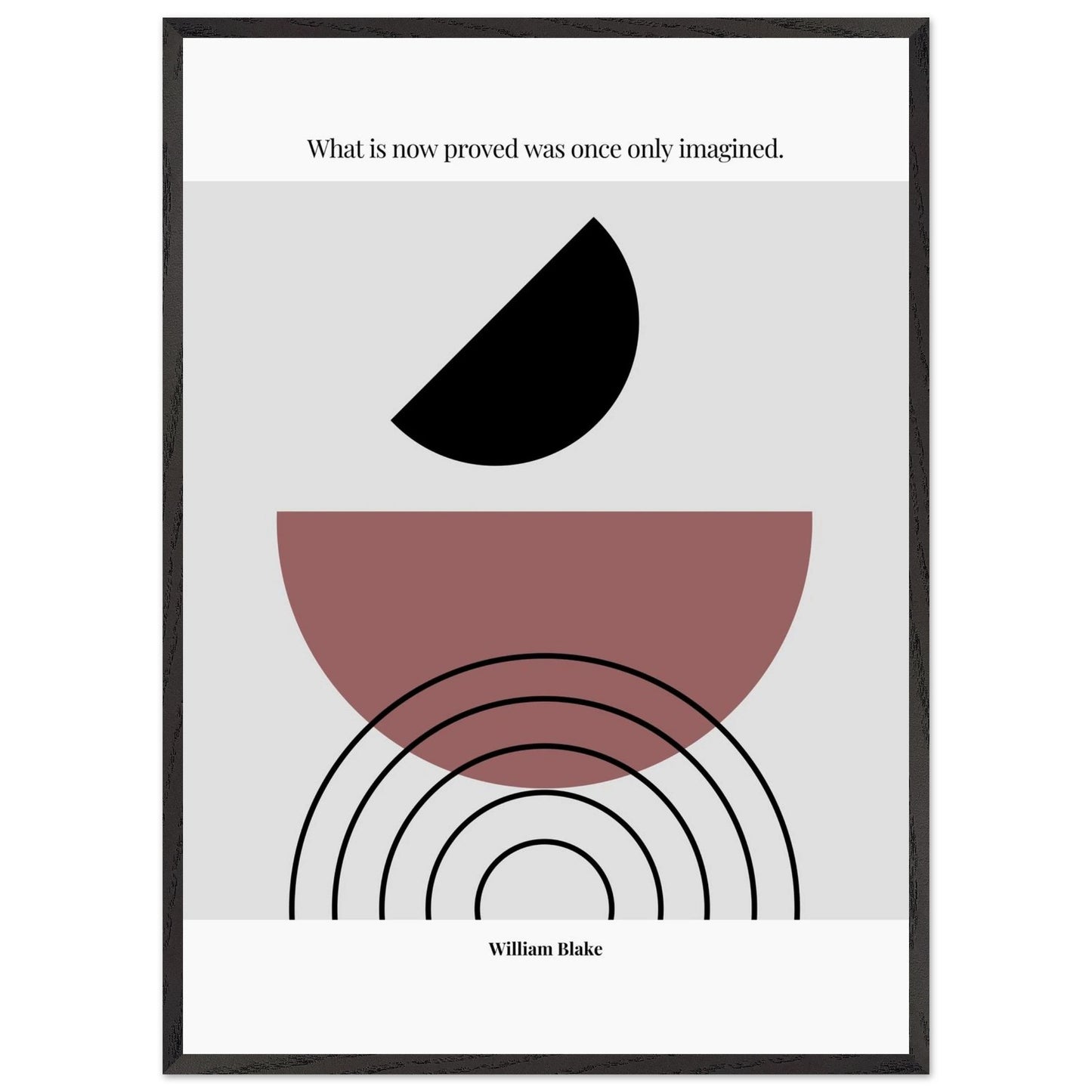 William Blake Quote  – Minimalist wall Decor-INK & FRAME STUDIO