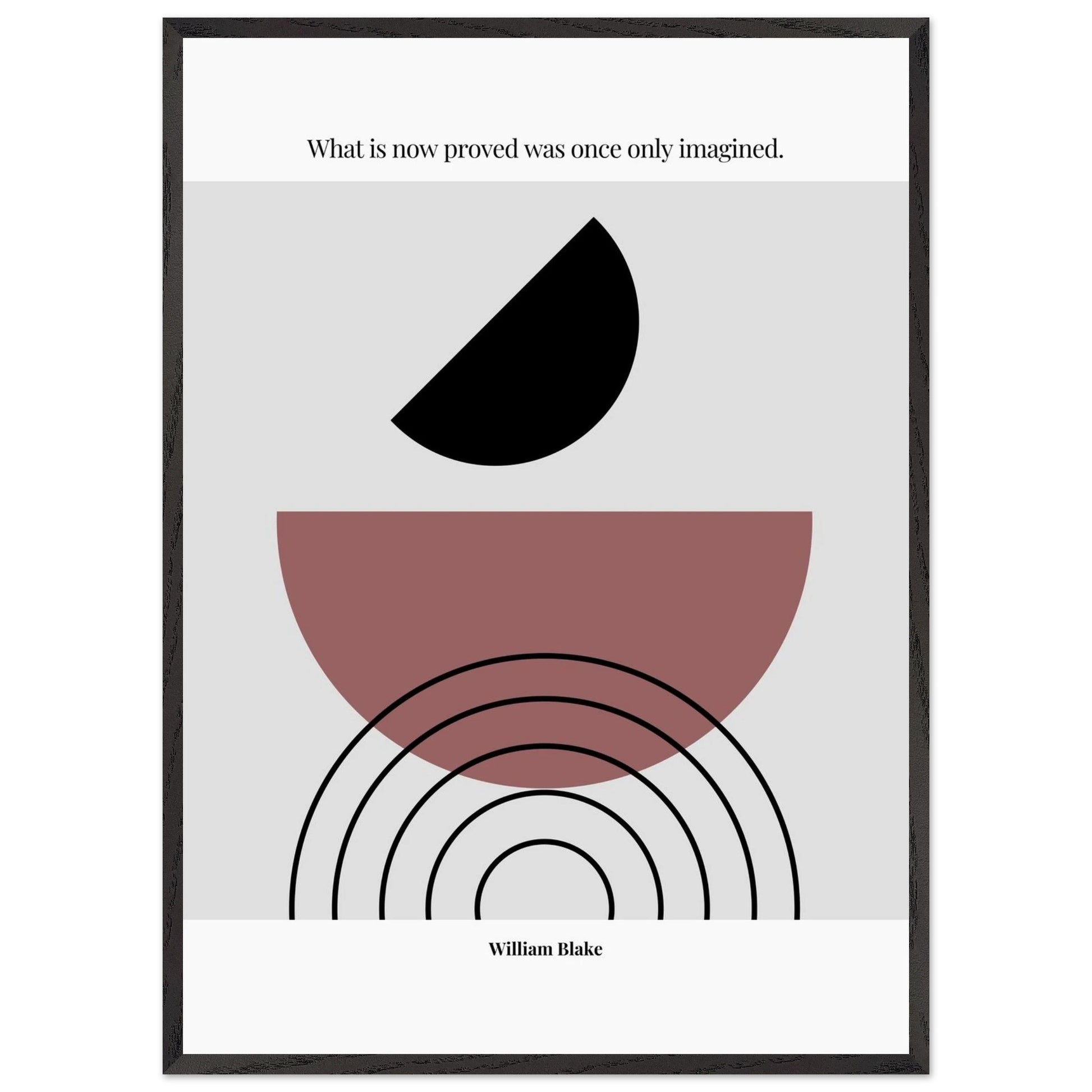 William Blake Quote  – Minimalist wall Decor-INK & FRAME STUDIO