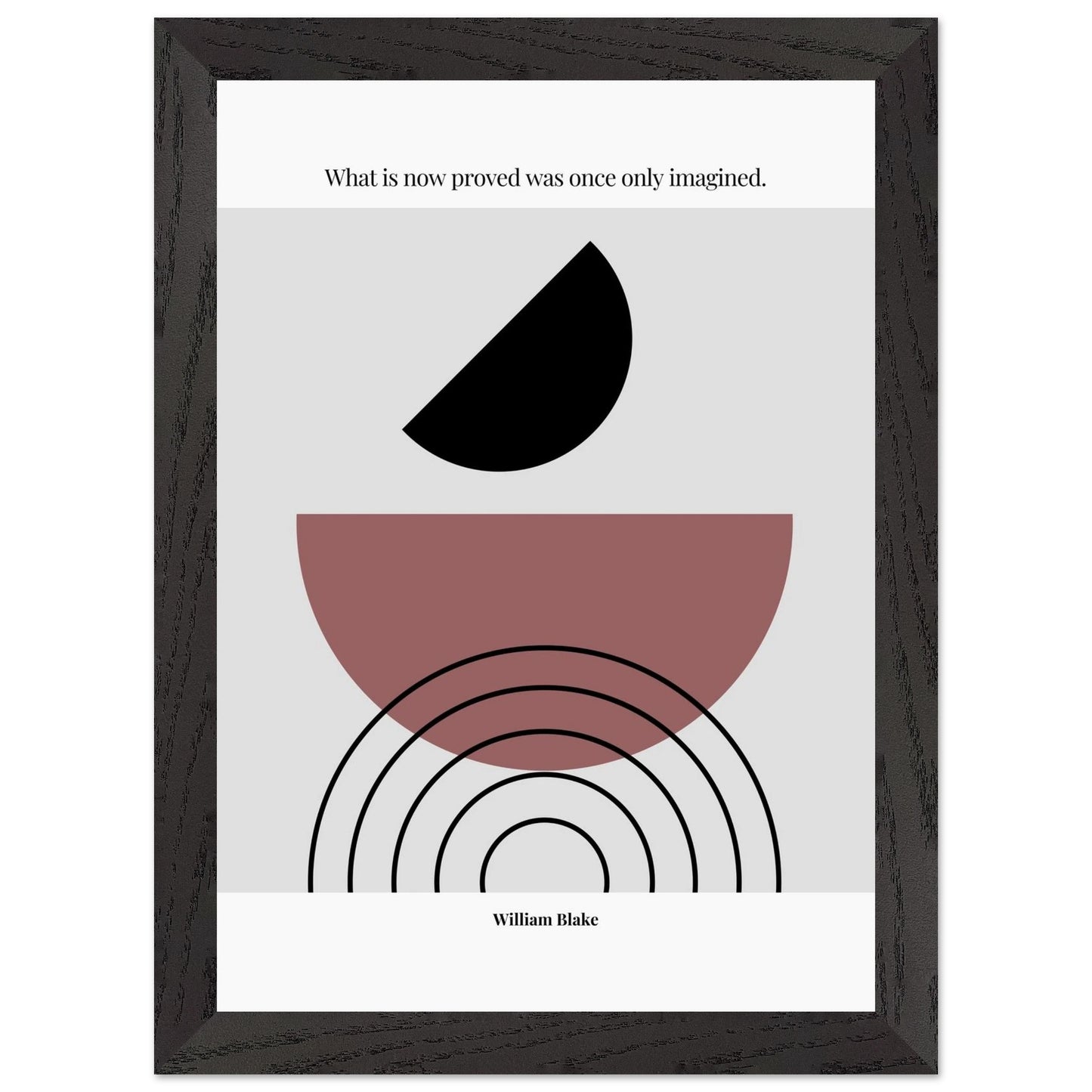 William Blake Quote  – Minimalist wall Decor-INK & FRAME STUDIO