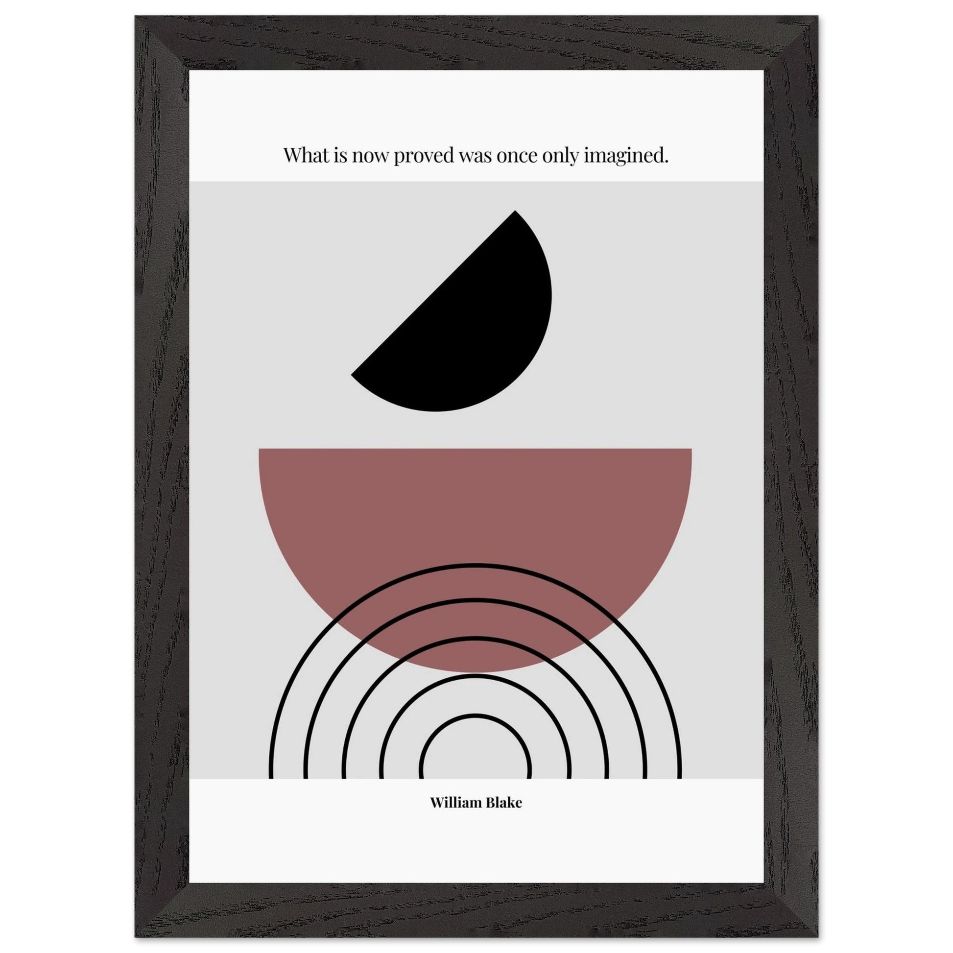 William Blake Quote  – Minimalist wall Decor-INK & FRAME STUDIO