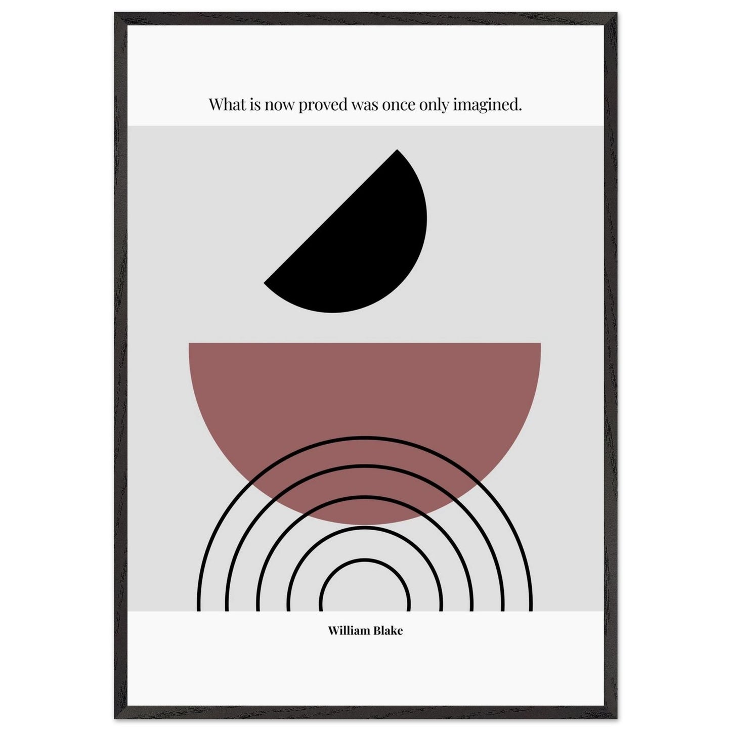 William Blake Quote  – Minimalist wall Decor-INK & FRAME STUDIO