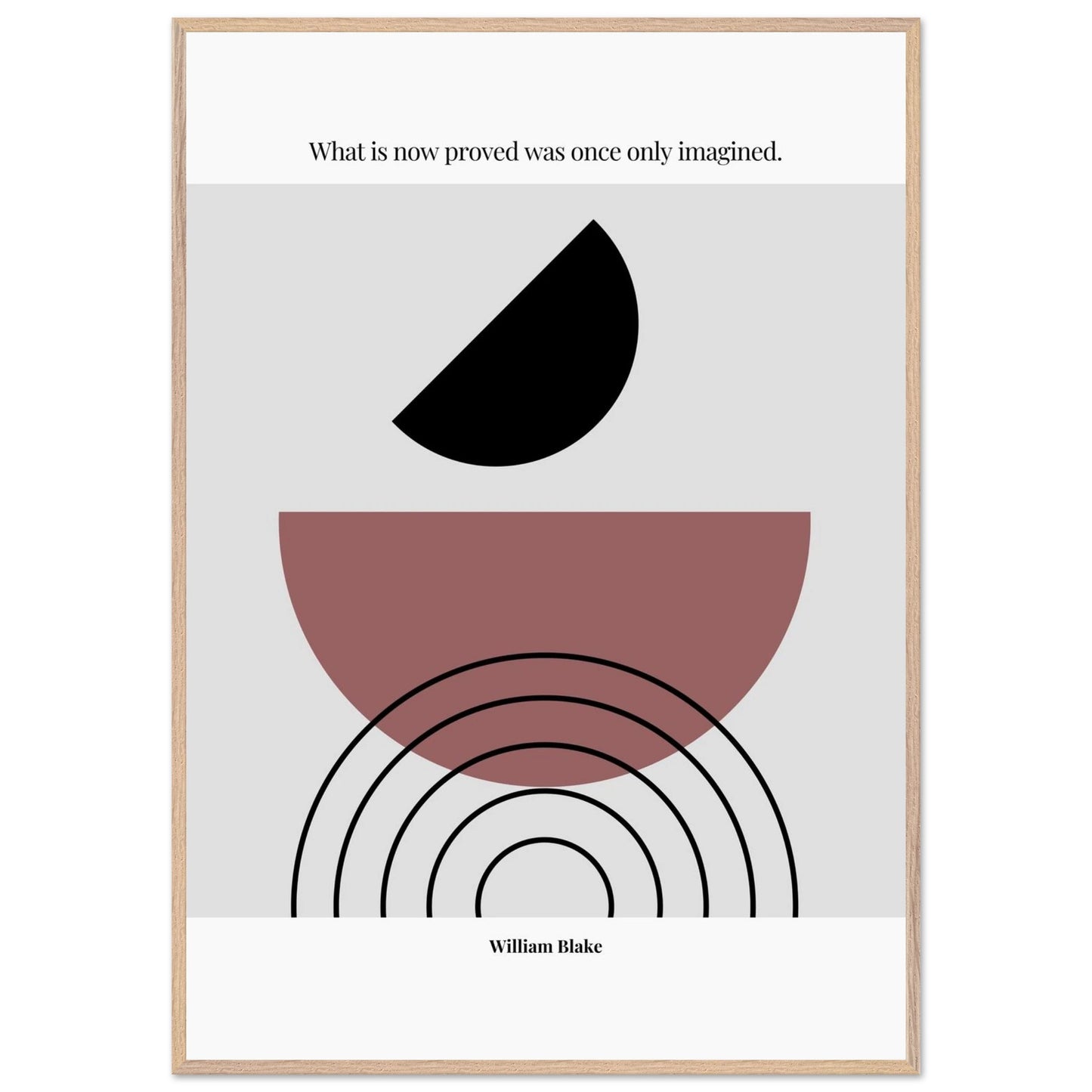 William Blake Quote  – Minimalist wall Decor-INK & FRAME STUDIO