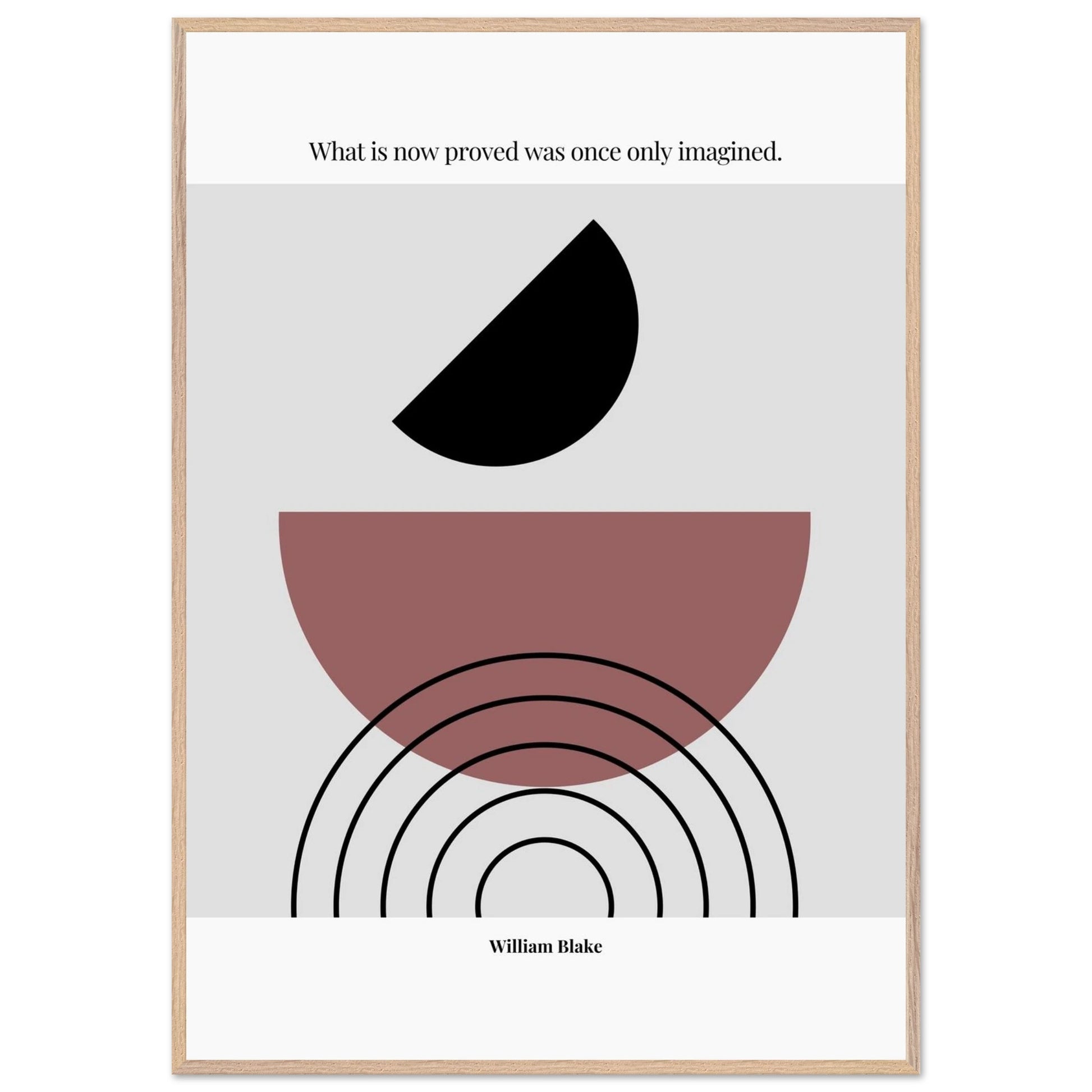 William Blake Quote  – Minimalist wall Decor-INK & FRAME STUDIO