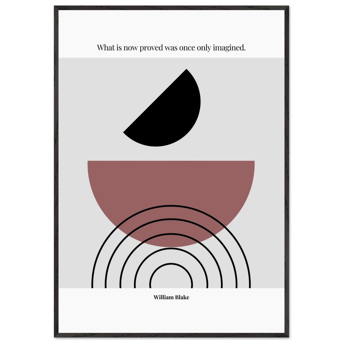 William Blake Quote  – Minimalist wall Decor-INK & FRAME STUDIO