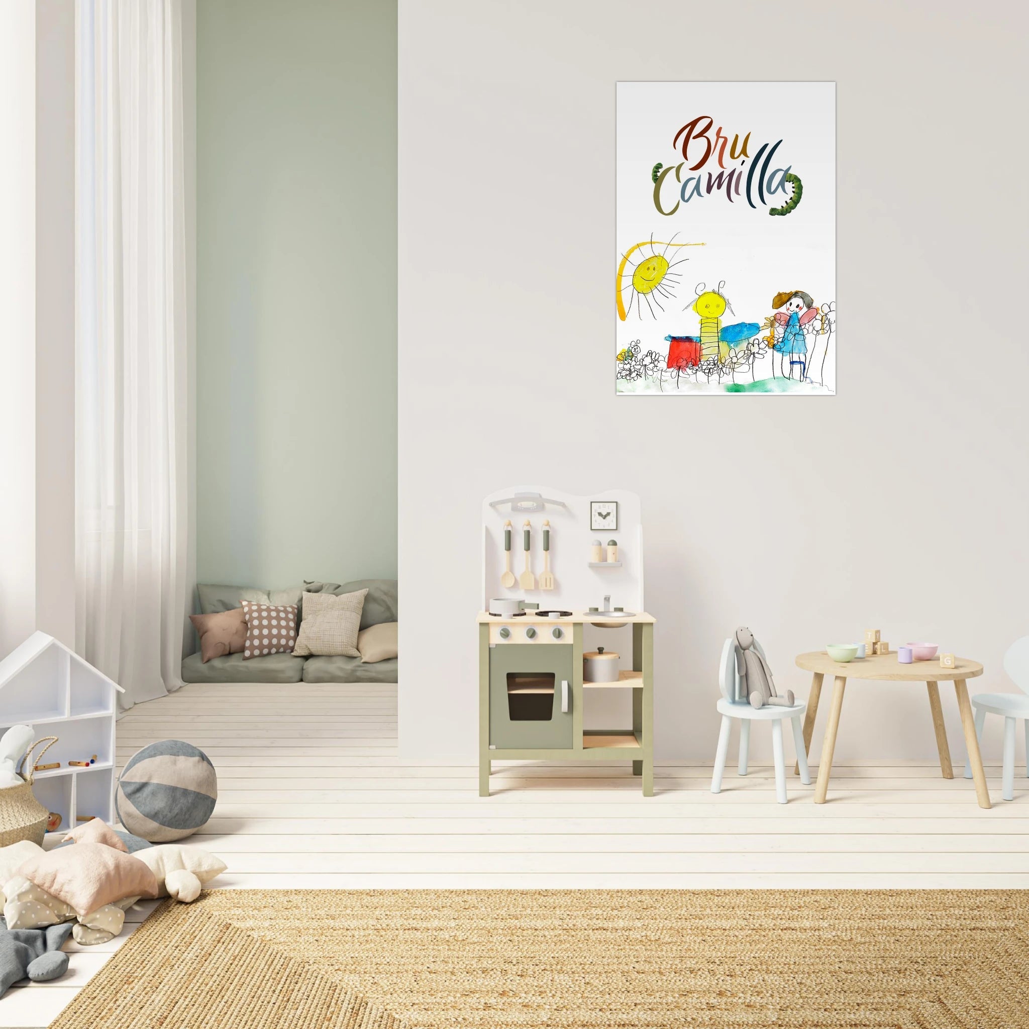 Fine Art Poster  Print Material INK & FRAME STUDIO