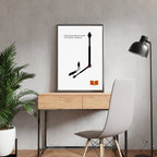 Agatha Christie Minimalist Poster  Print Material INK & FRAME STUDIO