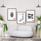 Agatha Christie Minimalist Poster  Print Material INK & FRAME STUDIO