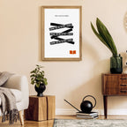 Agatha Christie Quote Print - Minimalist Poster  Print Material INK & FRAME STUDIO