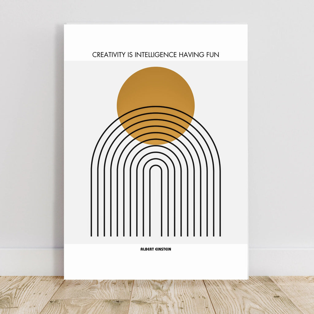 Albert Einstein Poster  Print Material INK & FRAME STUDIO