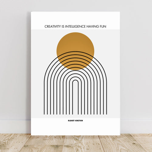 Albert Einstein Poster  Print Material INK & FRAME STUDIO