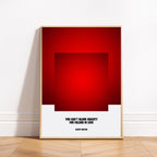 Albert Einstein Quote - Modern Minimalist Design  Print Material INK & FRAME STUDIO