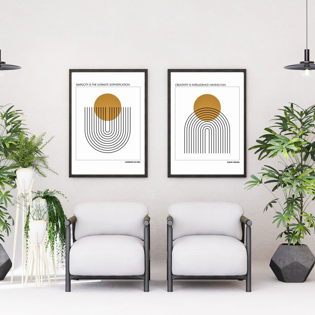 Albert Einstein Quote Poster  Print Material INK & FRAME STUDIO