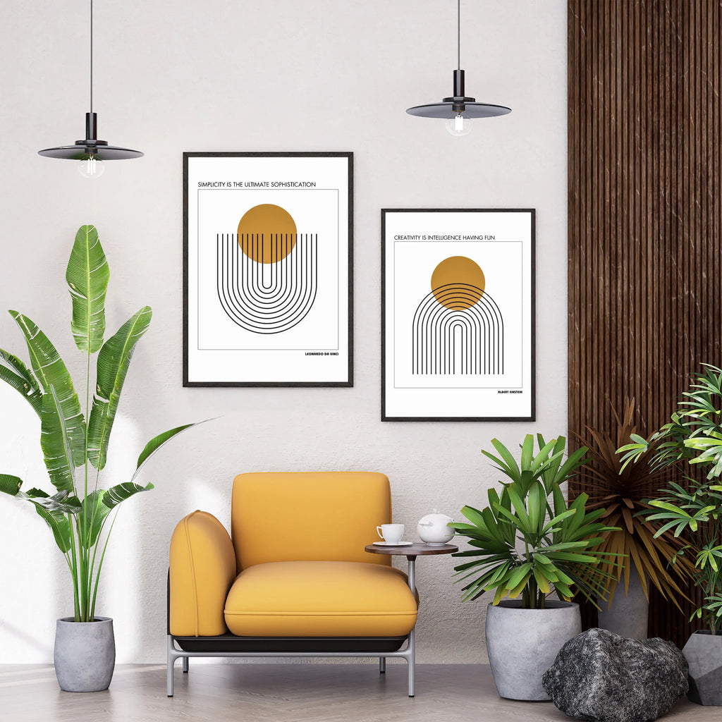 Albert Einstein Quote Poster  Print Material INK & FRAME STUDIO