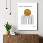 Albert Einstein Quote Poster  Print Material INK & FRAME STUDIO