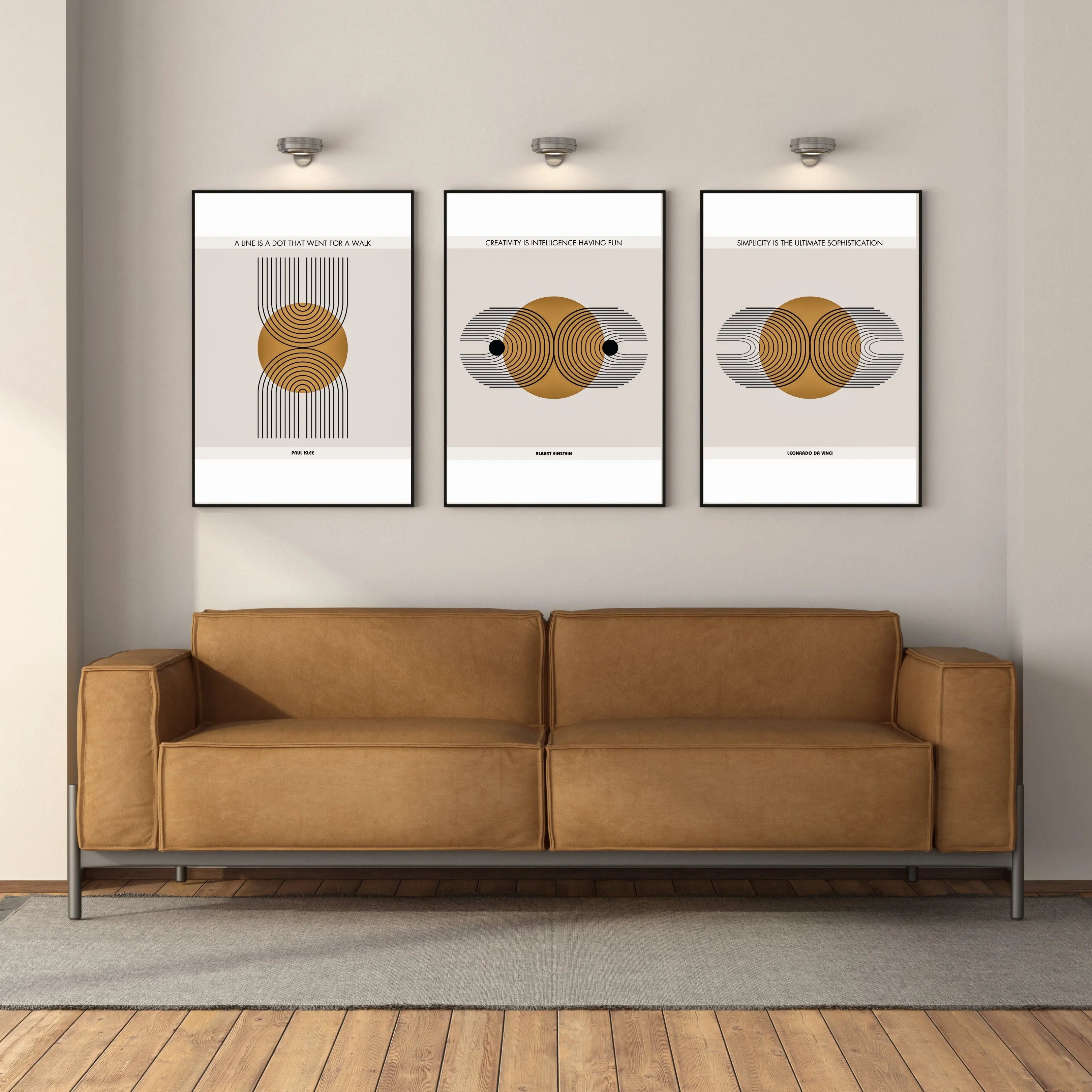 Albert Einstein Quote  Print Material INK & FRAME STUDIO