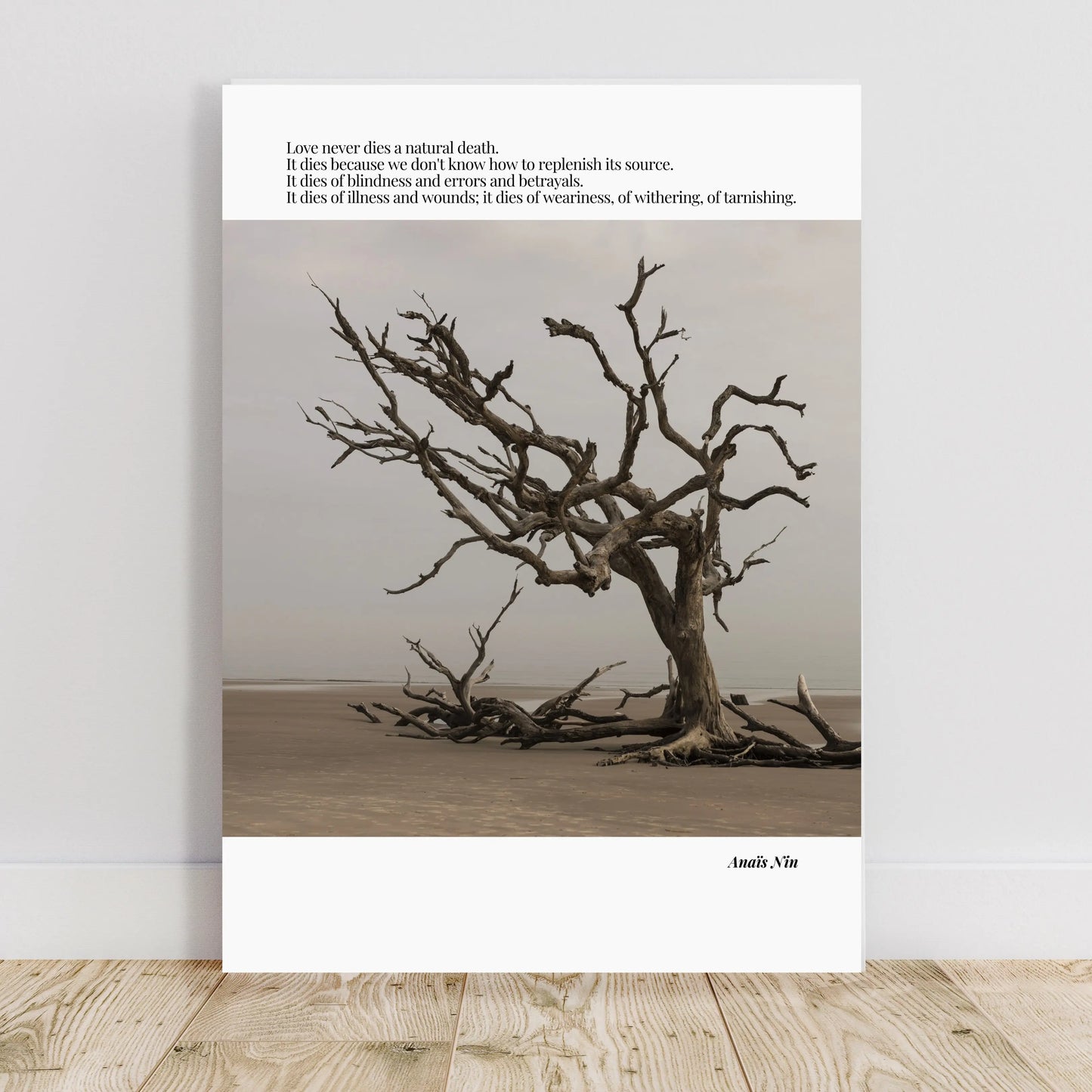 Anaïs Nin Quote  Print Material INK & FRAME STUDIO