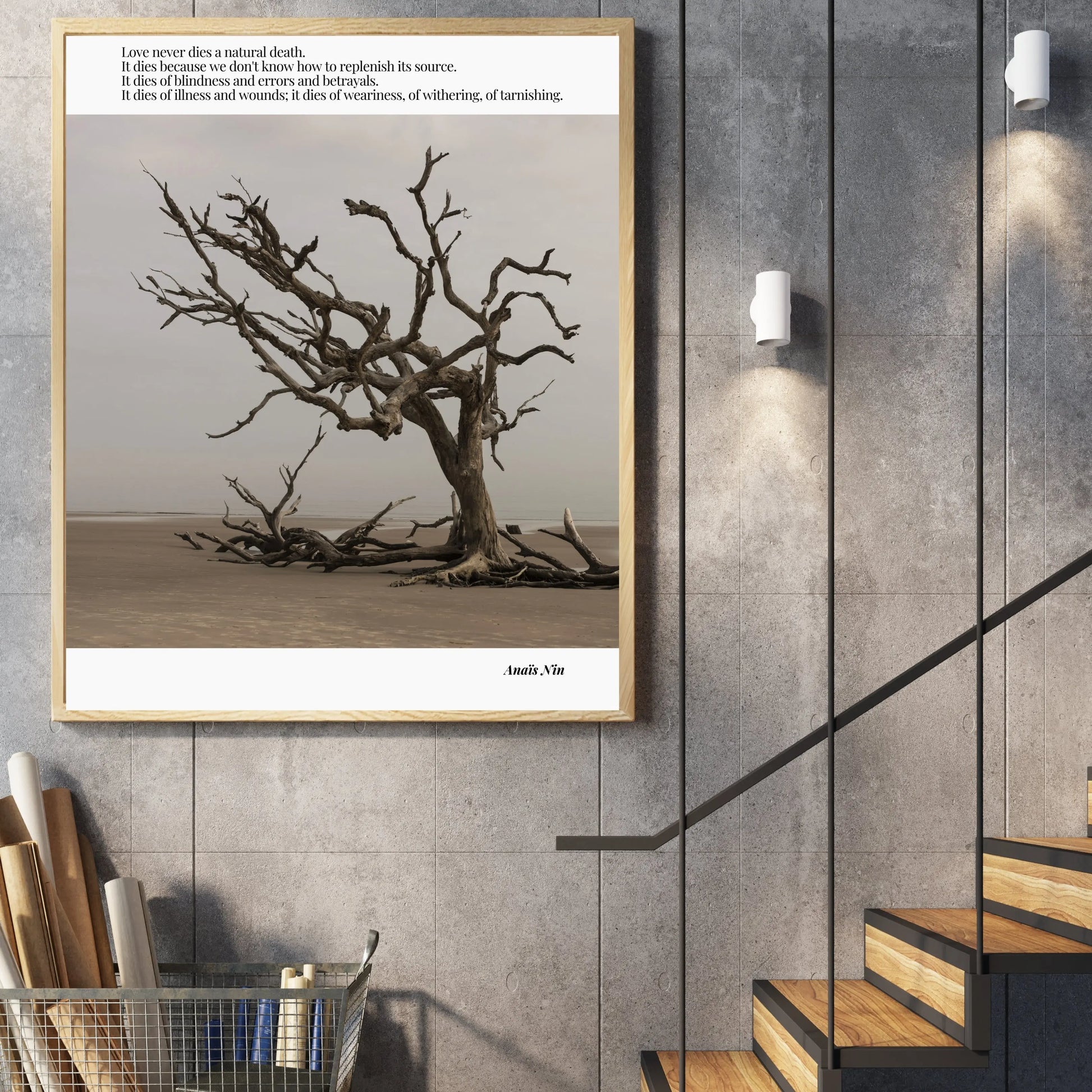 Anaïs Nin Quote  Print Material INK & FRAME STUDIO