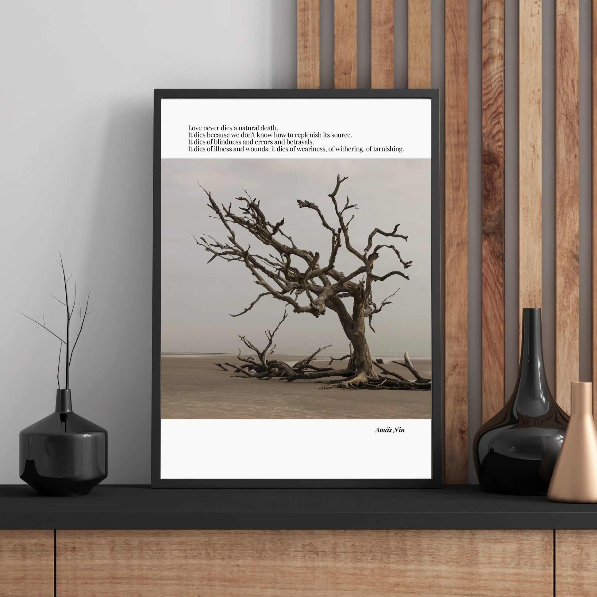 Anaïs Nin Quote  Print Material INK & FRAME STUDIO