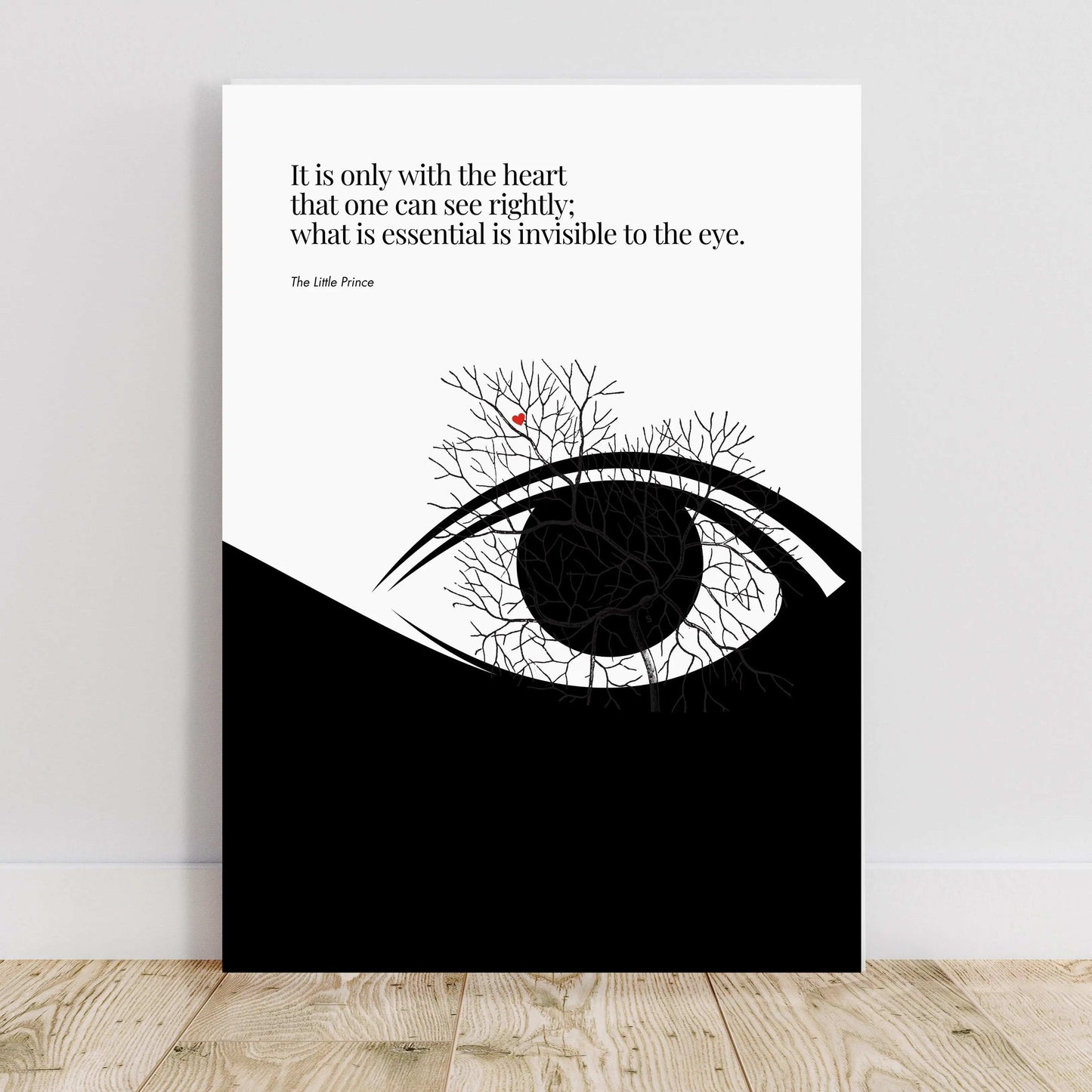 Antoine de Saint-Exupéry Print - The Little Prince Minimalist Poster  Print Material INK & FRAME STUDIO
