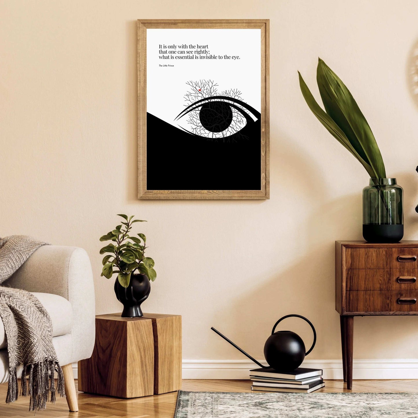 Antoine de Saint-Exupéry Print - The Little Prince Minimalist Poster  Print Material INK & FRAME STUDIO