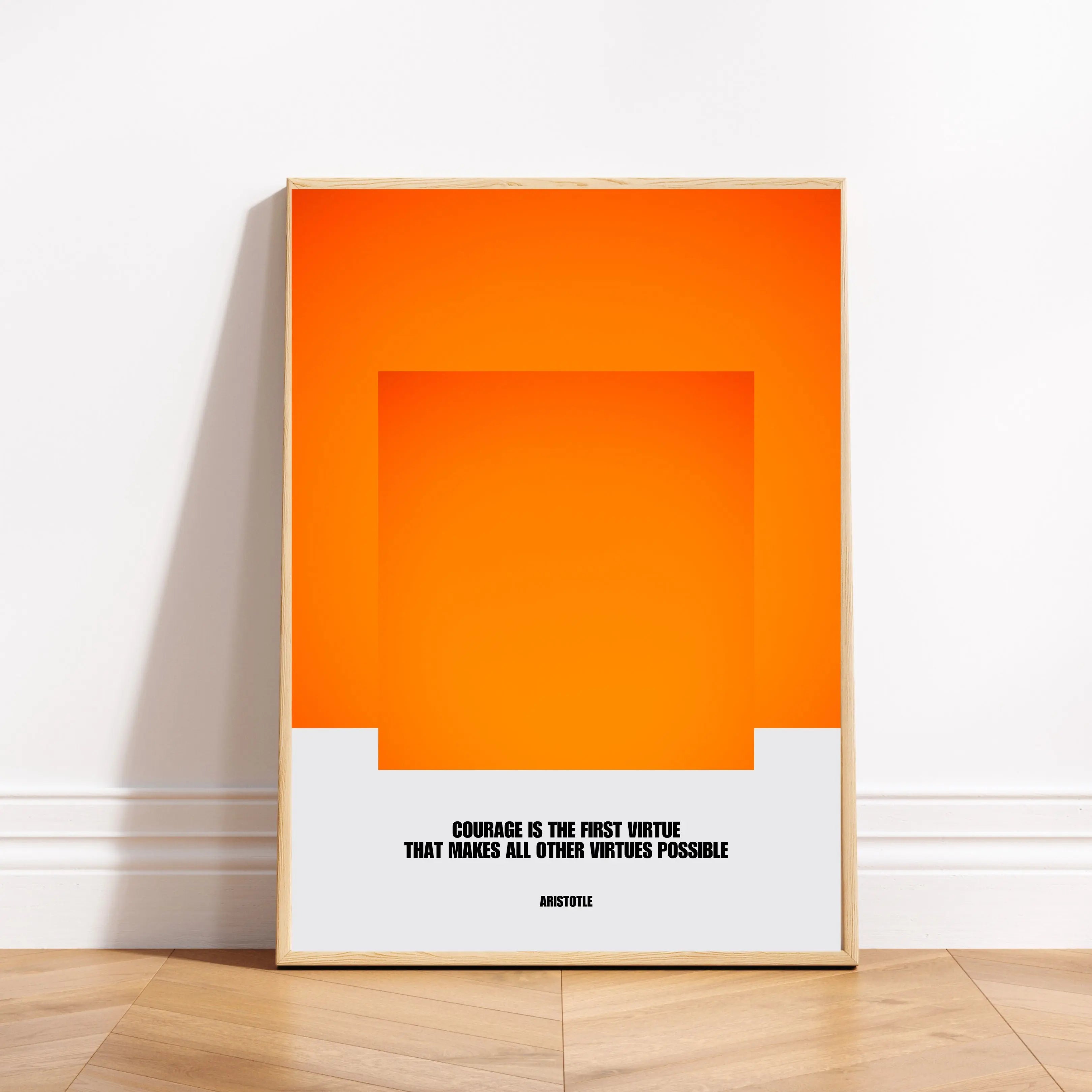 Aristotle Quote Poster- Philosophy Motivational Life  Print Material INK & FRAME STUDIO