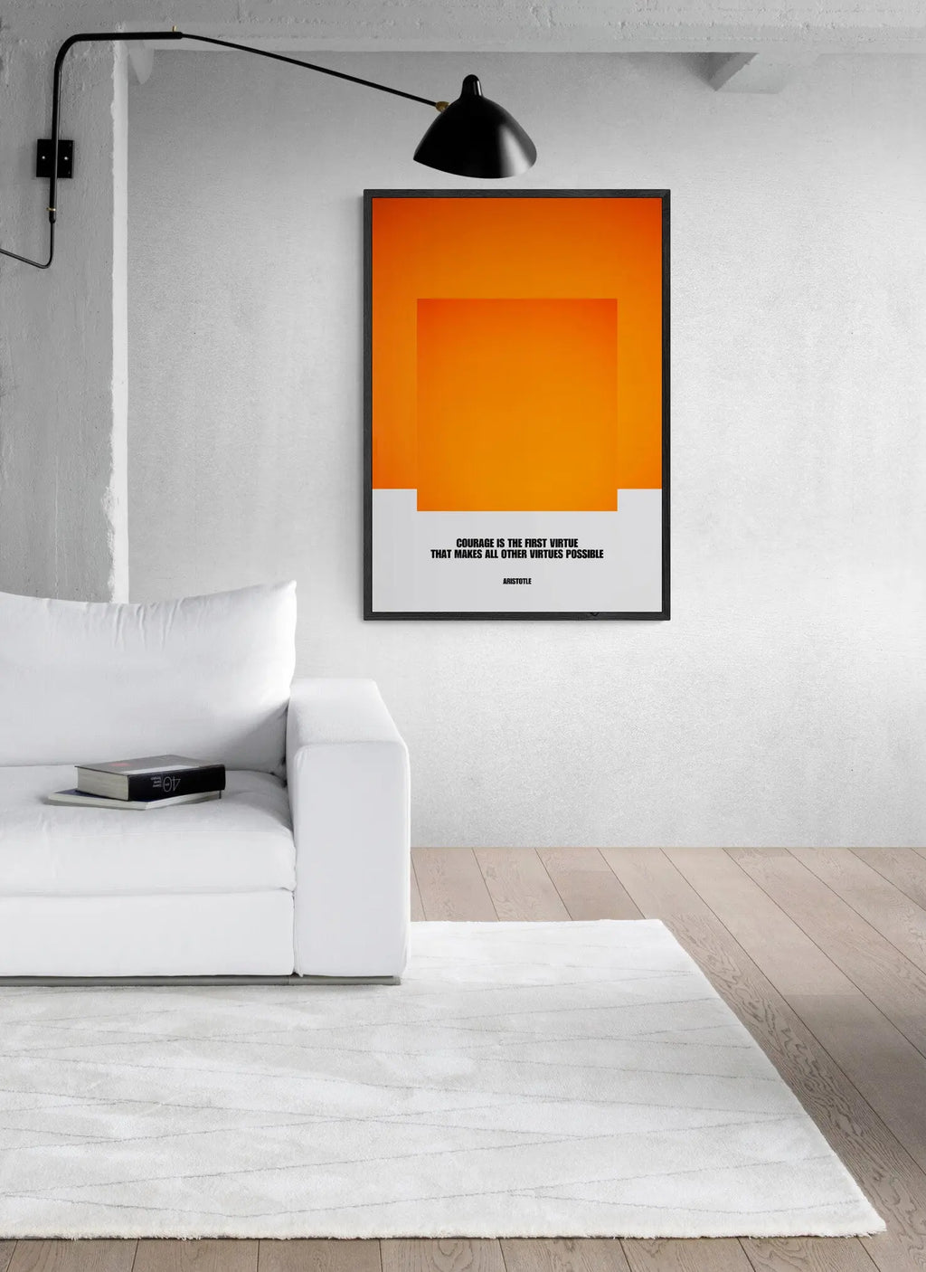 Aristotle Quote Poster- Philosophy Motivational Life  Print Material INK & FRAME STUDIO