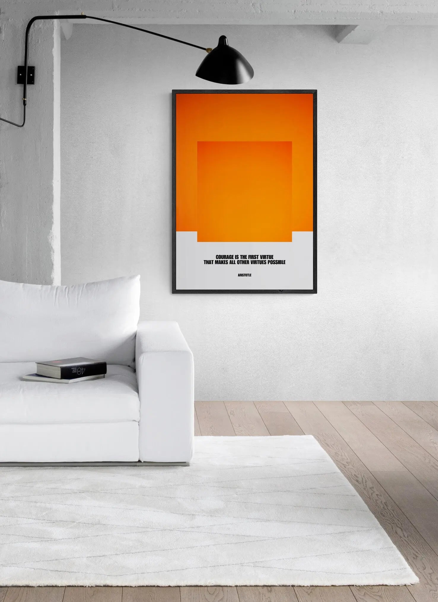 Aristotle Quote Poster- Philosophy Motivational Life  Print Material INK & FRAME STUDIO