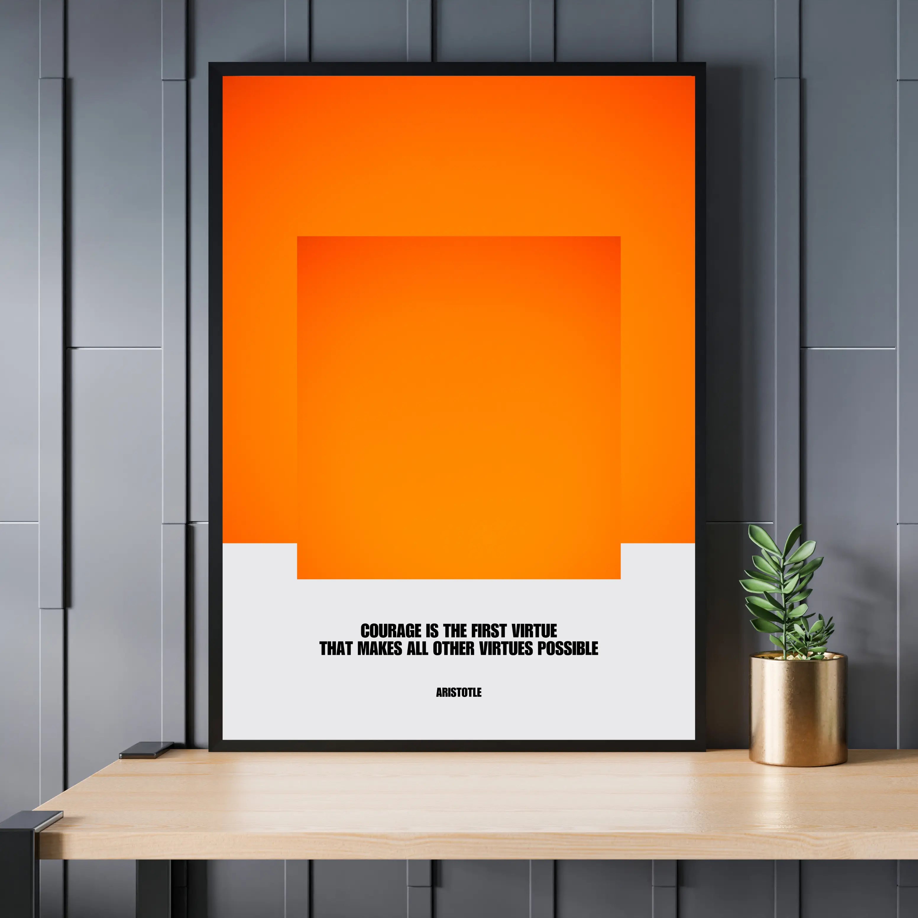 Aristotle Quote Poster- Philosophy Motivational Life  Print Material INK & FRAME STUDIO