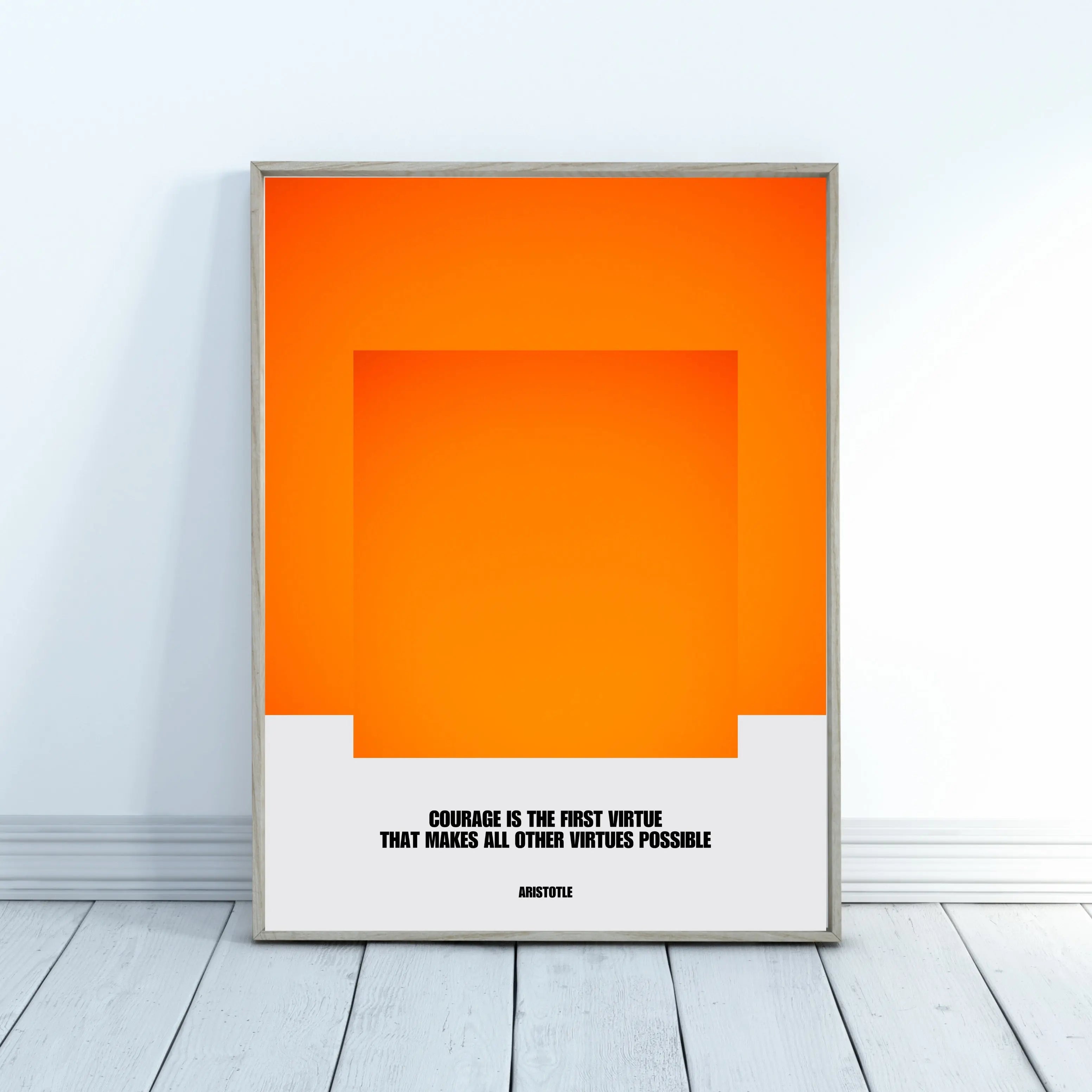 Aristotle Quote Poster- Philosophy Motivational Life  Print Material INK & FRAME STUDIO