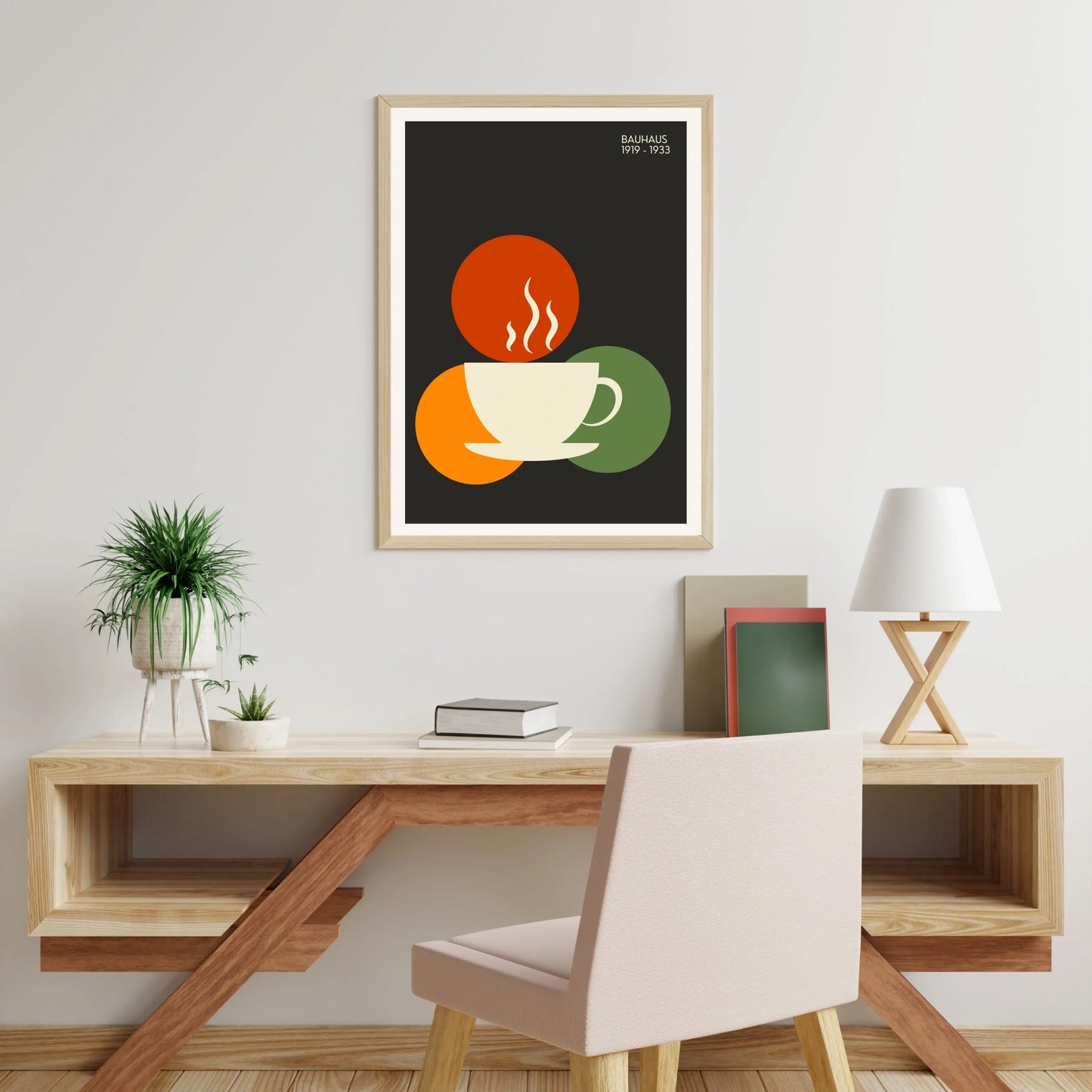 Bauhaus Coffee Cup Poster Wall Art Poster, Bar Decor Print - INK & FRAME STUDIO