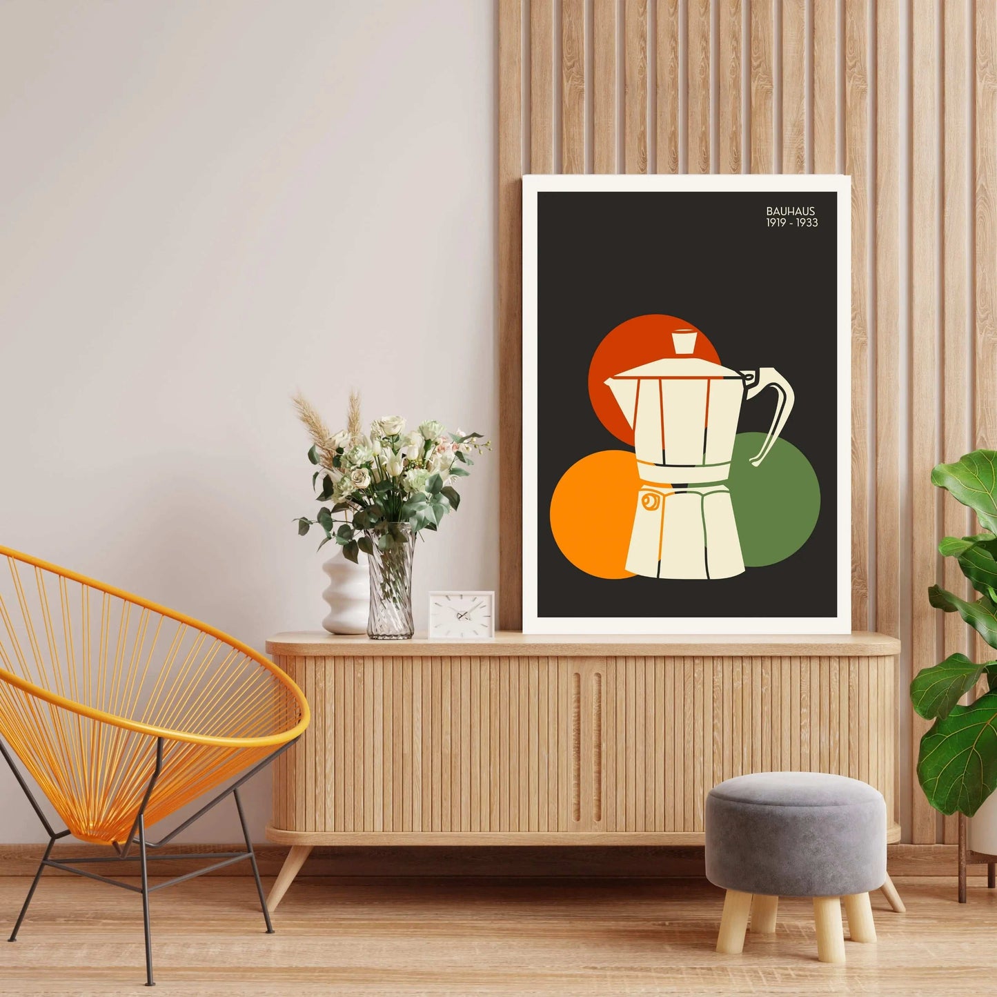 Bauhaus Poster Wall Art Poster, Coffee Poster - INK & FRAME STUDIO