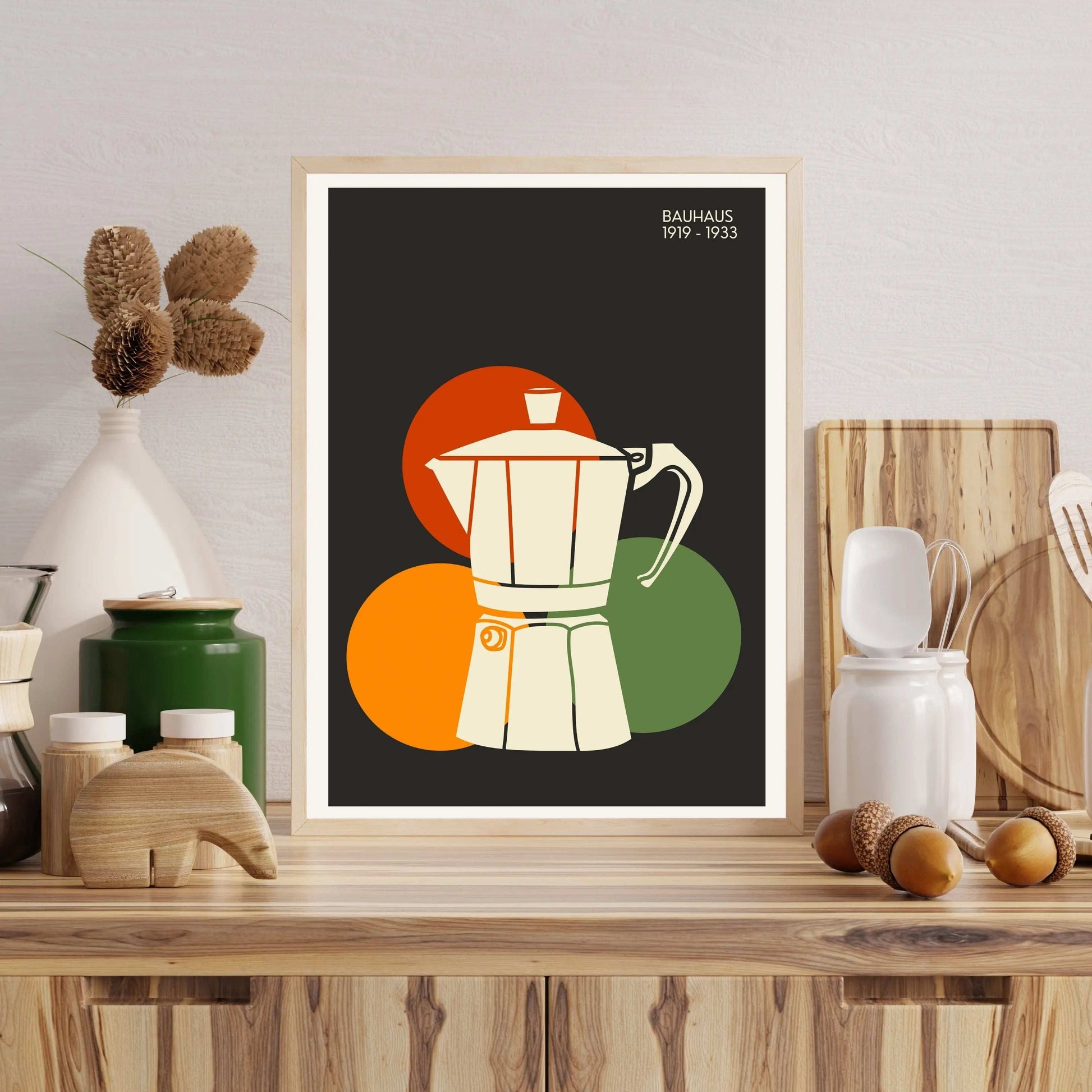 Bauhaus Poster Wall Art Poster, Coffee Poster - INK & FRAME STUDIO