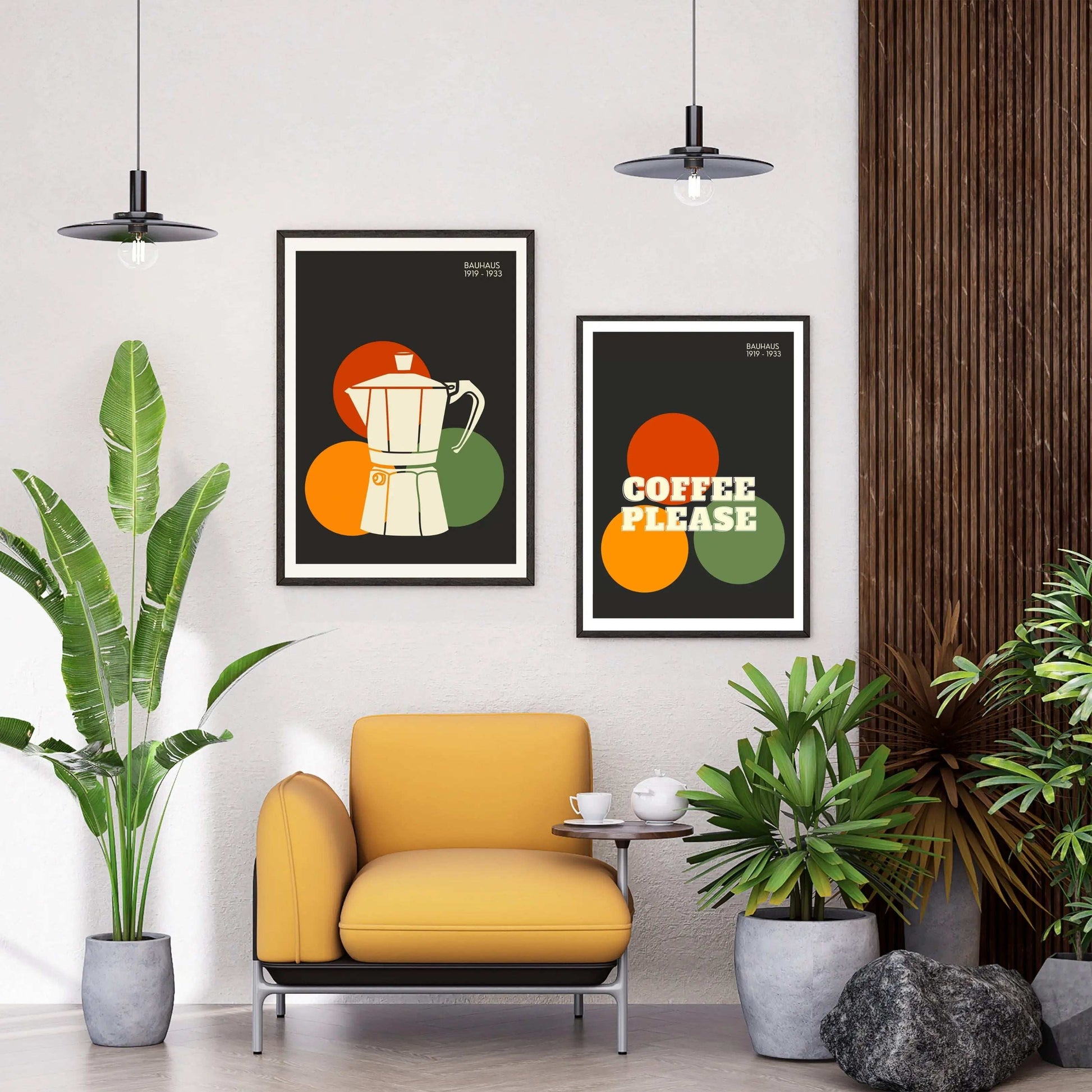 Bauhaus Poster Wall Art Poster, Coffee Poster - INK & FRAME STUDIO