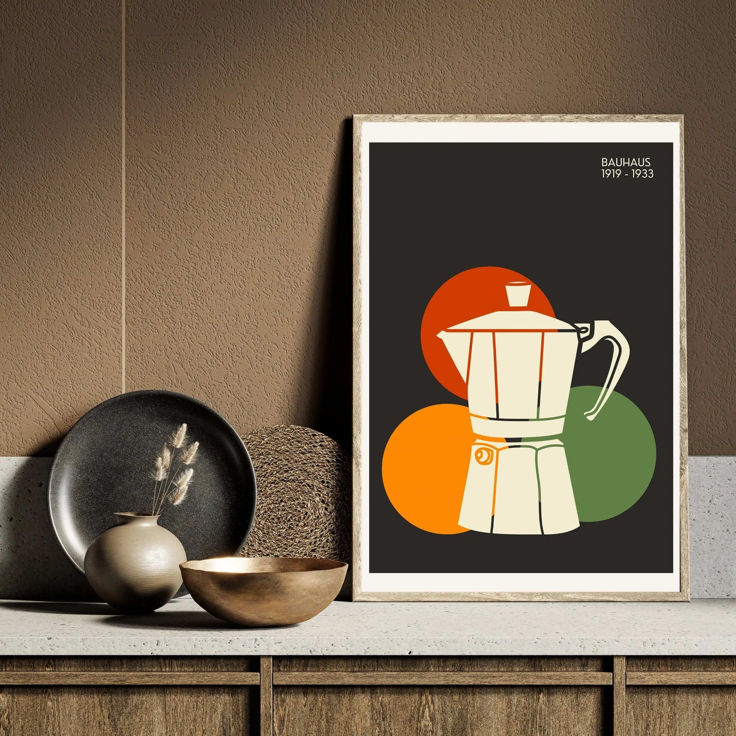 Bauhaus Poster Wall Art Poster, Coffee Poster - INK & FRAME STUDIO