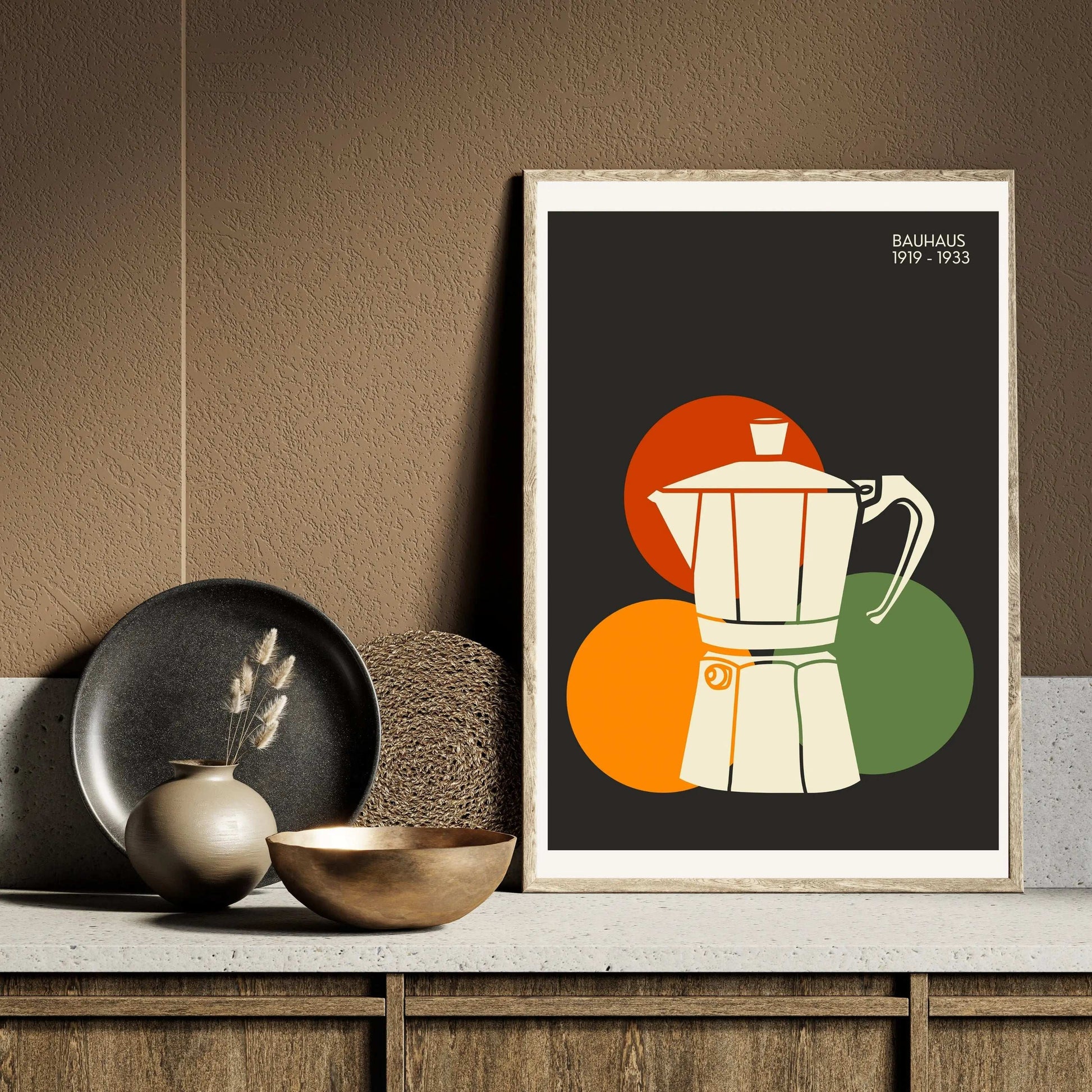 Bauhaus Poster Wall Art Poster, Coffee Poster - INK & FRAME STUDIO