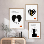 Charles Dickens Quote Print| Minimalist Poster  Print Material INK & FRAME STUDIO