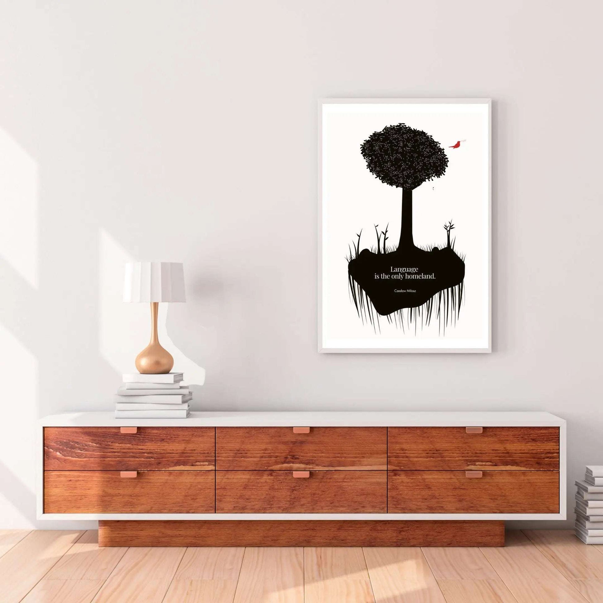 Czesław Miłosz quote | Modern Wall Art - INK & FRAME STUDIO