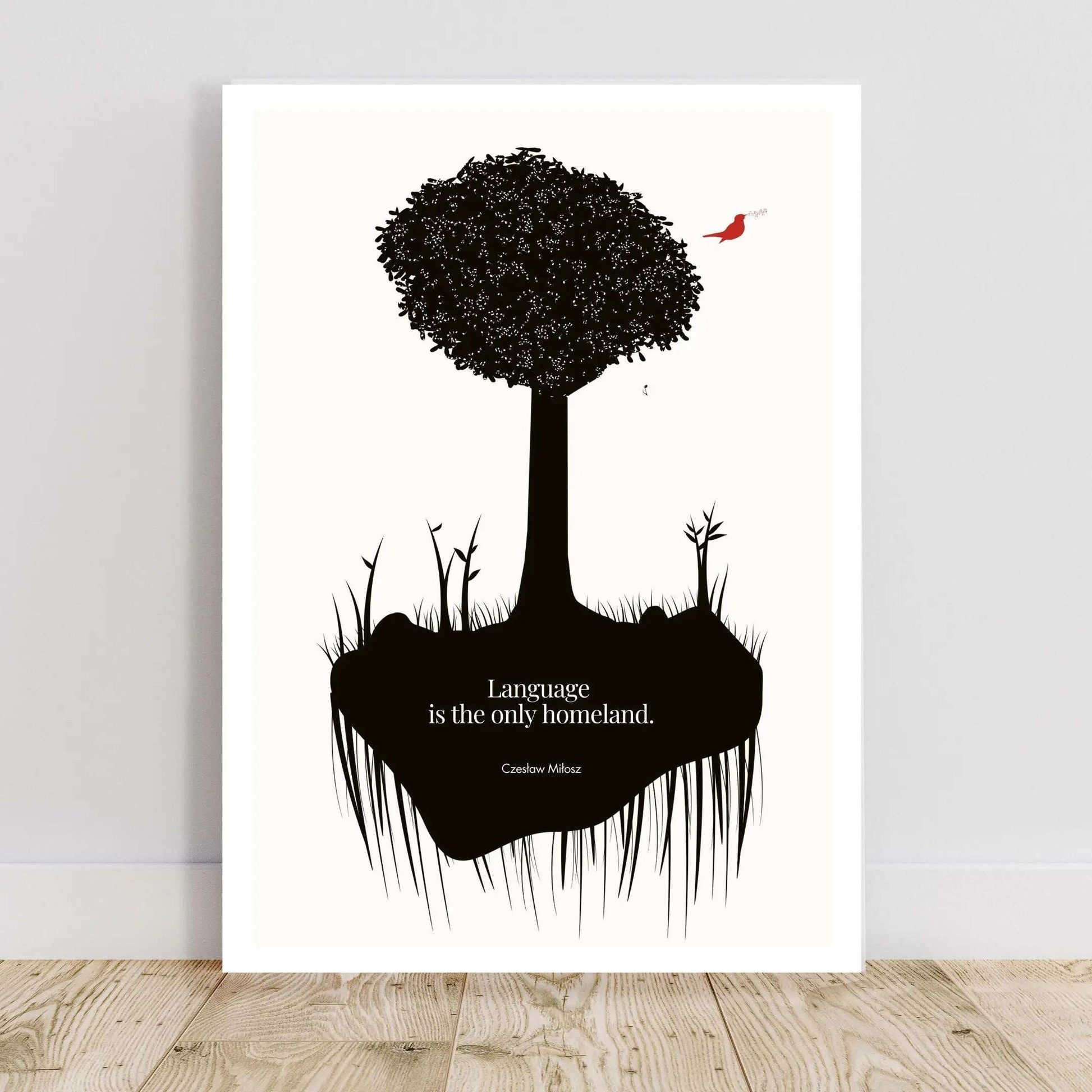 Czesław Miłosz quote | Modern Wall Art - INK & FRAME STUDIO