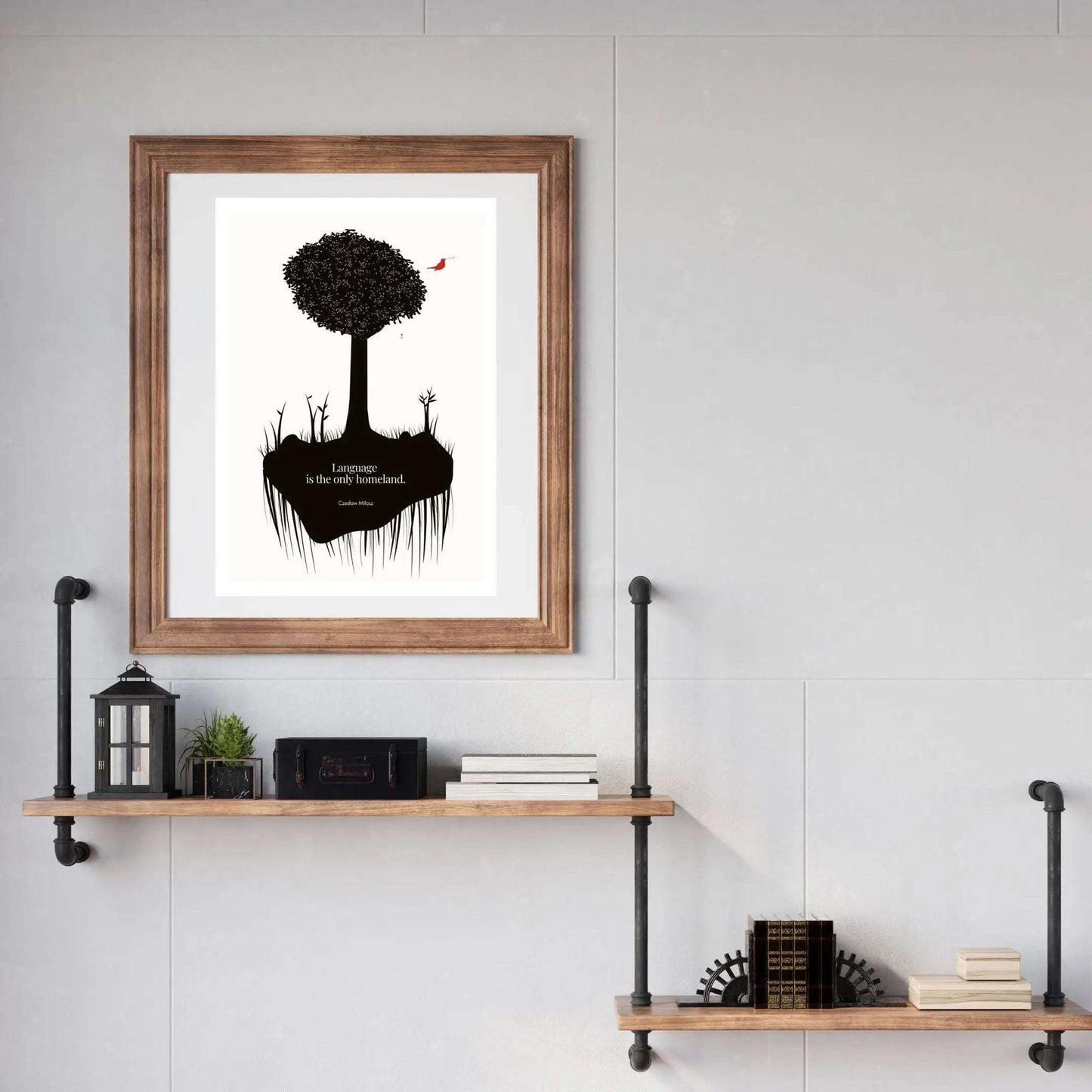 Czesław Miłosz quote | Modern Wall Art - INK & FRAME STUDIO